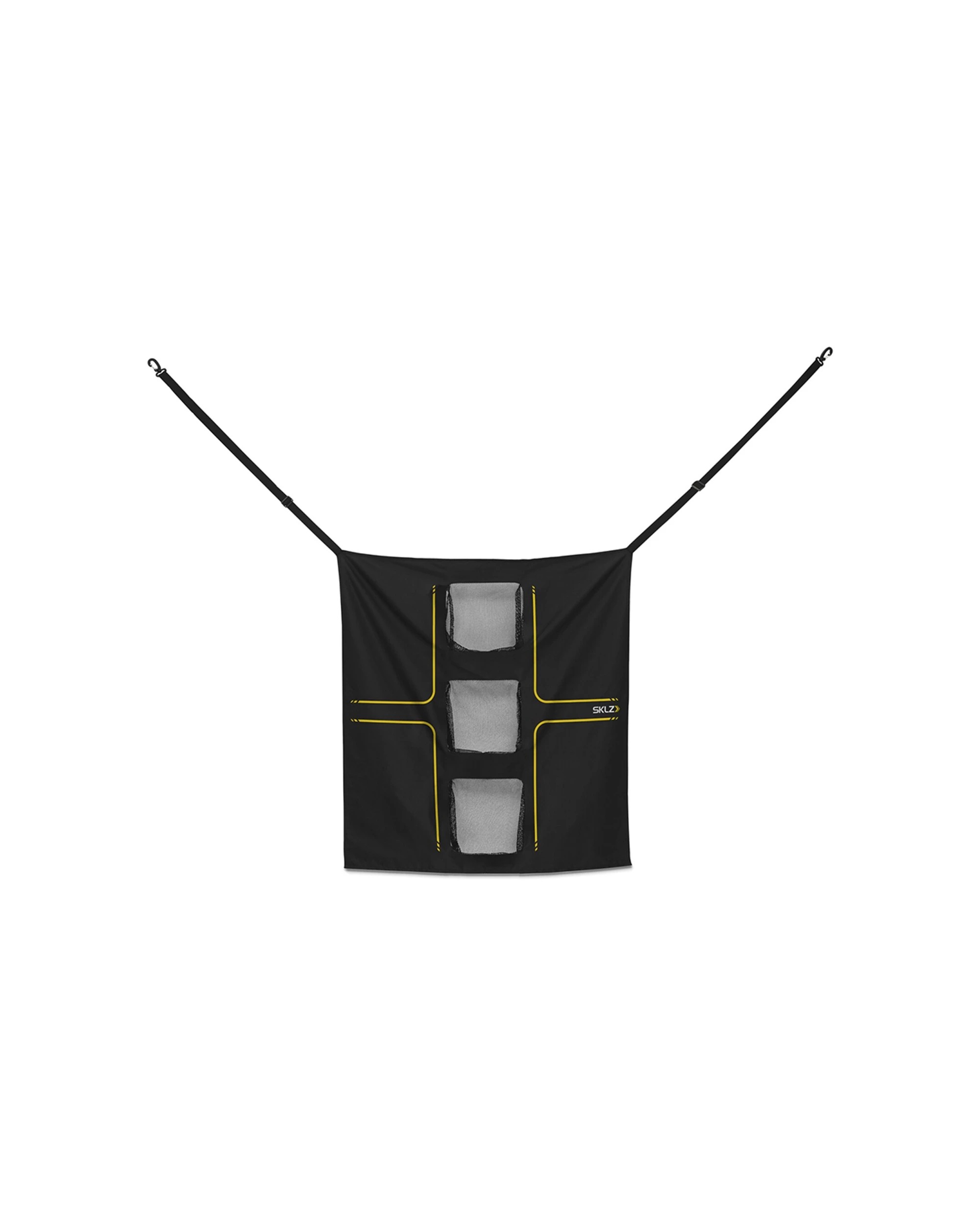 1 Sklz 76 Inch Universal Golf Target For Golf Nets Adjustable Straps Three Pockets. - Black, 1 of 7