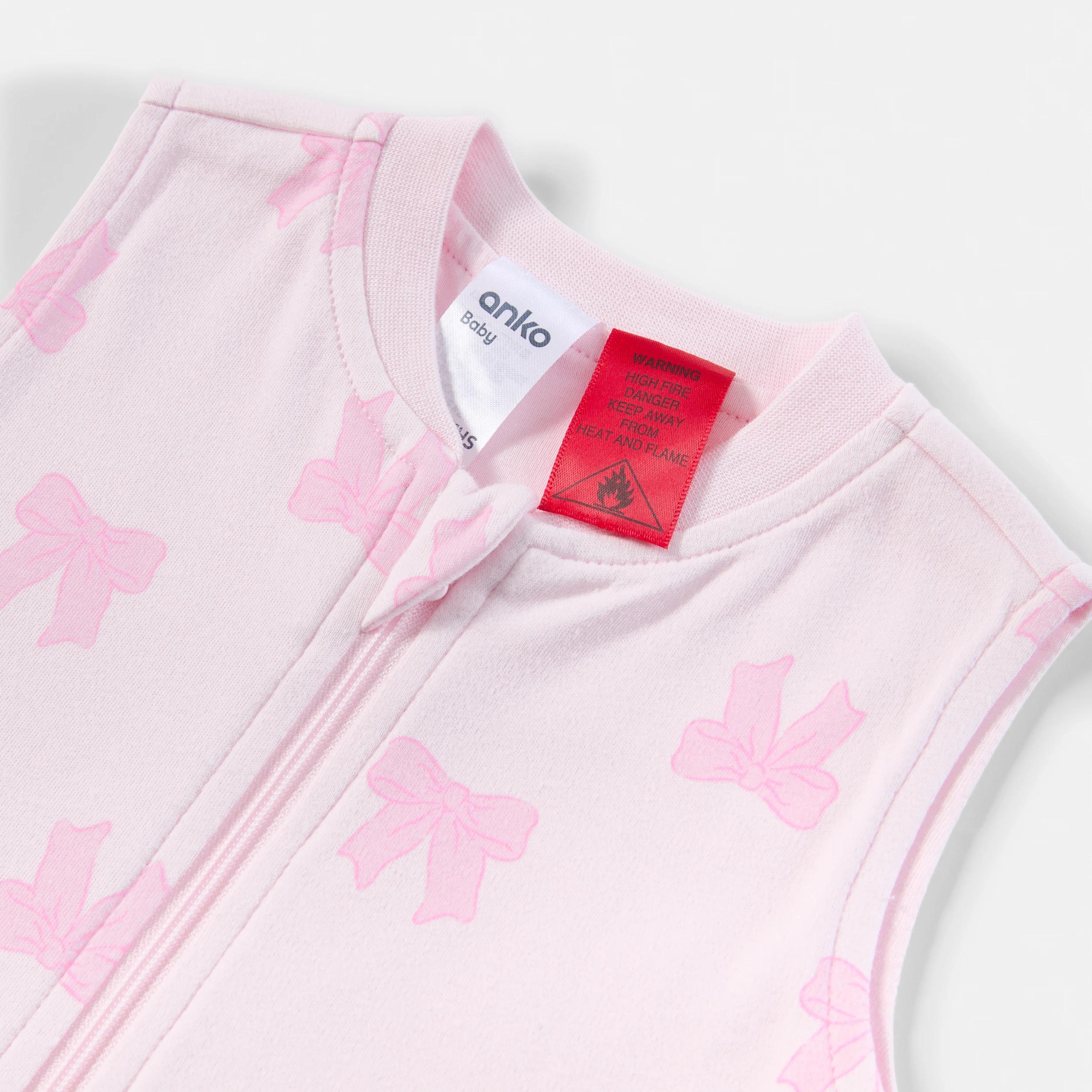 3 Lightweight Sleeping Bag PINK BOWS, 3 of 4