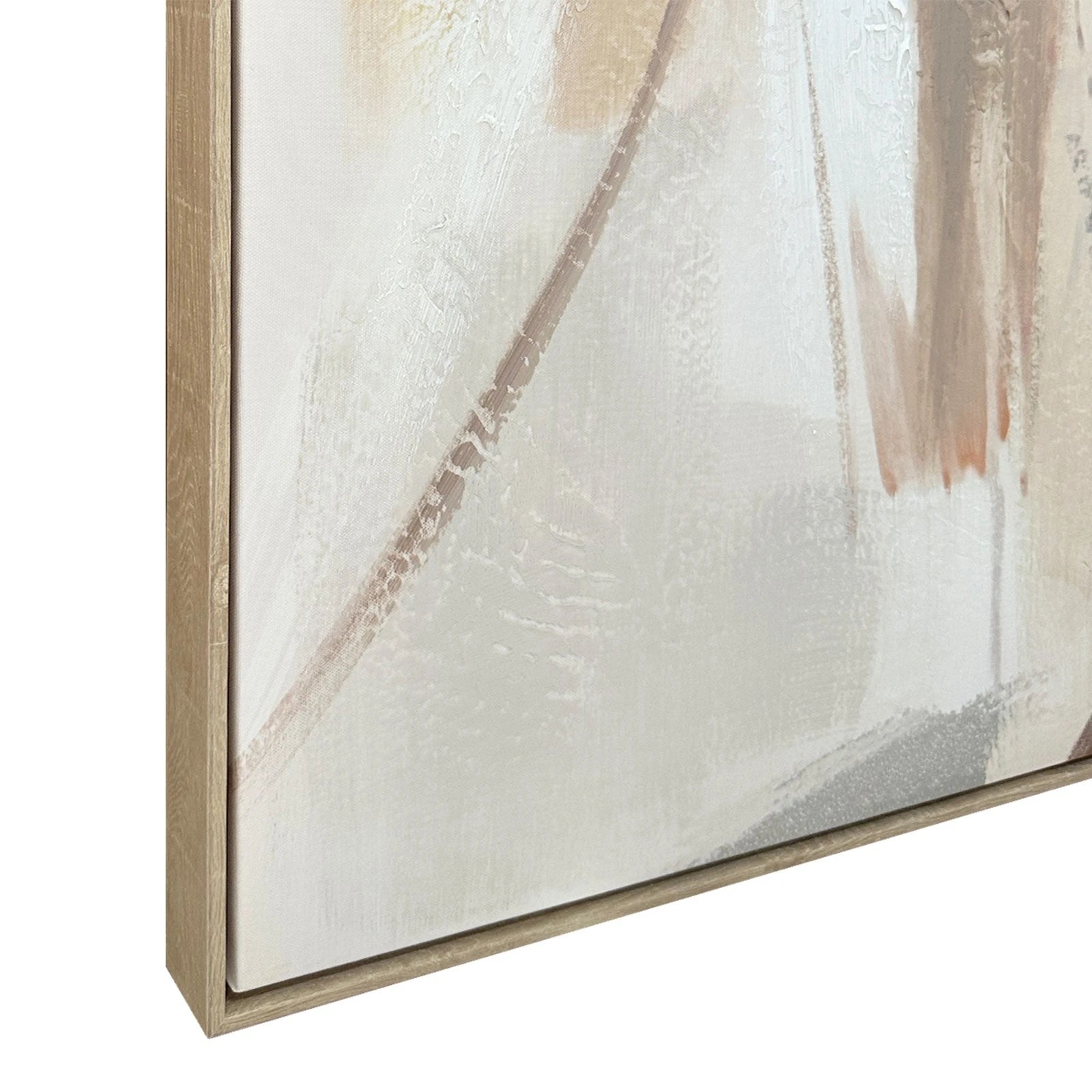 9 Moda Living Abstract Drift I & II Hand-Painted Textured Canvas Wall Art Set of 2 - Multi, 9 of 9