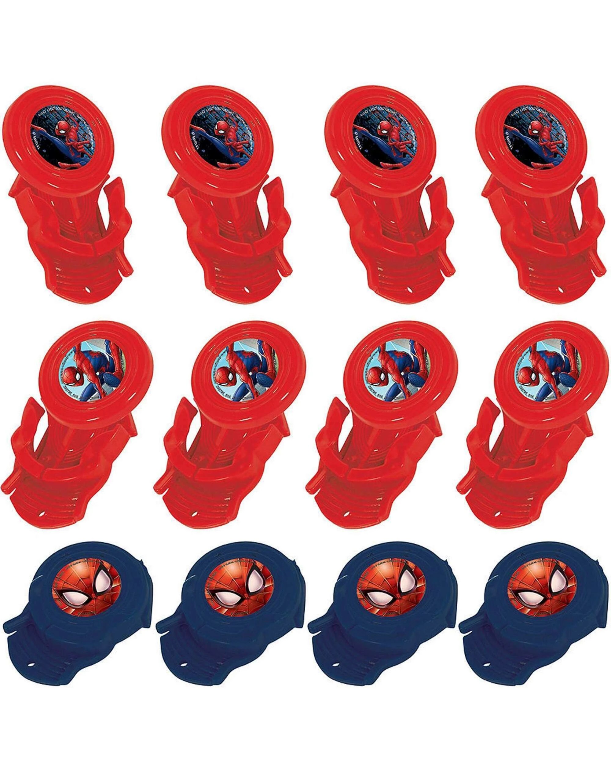 1 Amscan Spiderman Webbed Wonder Disc Shooters Pack of 12, 1 of 1