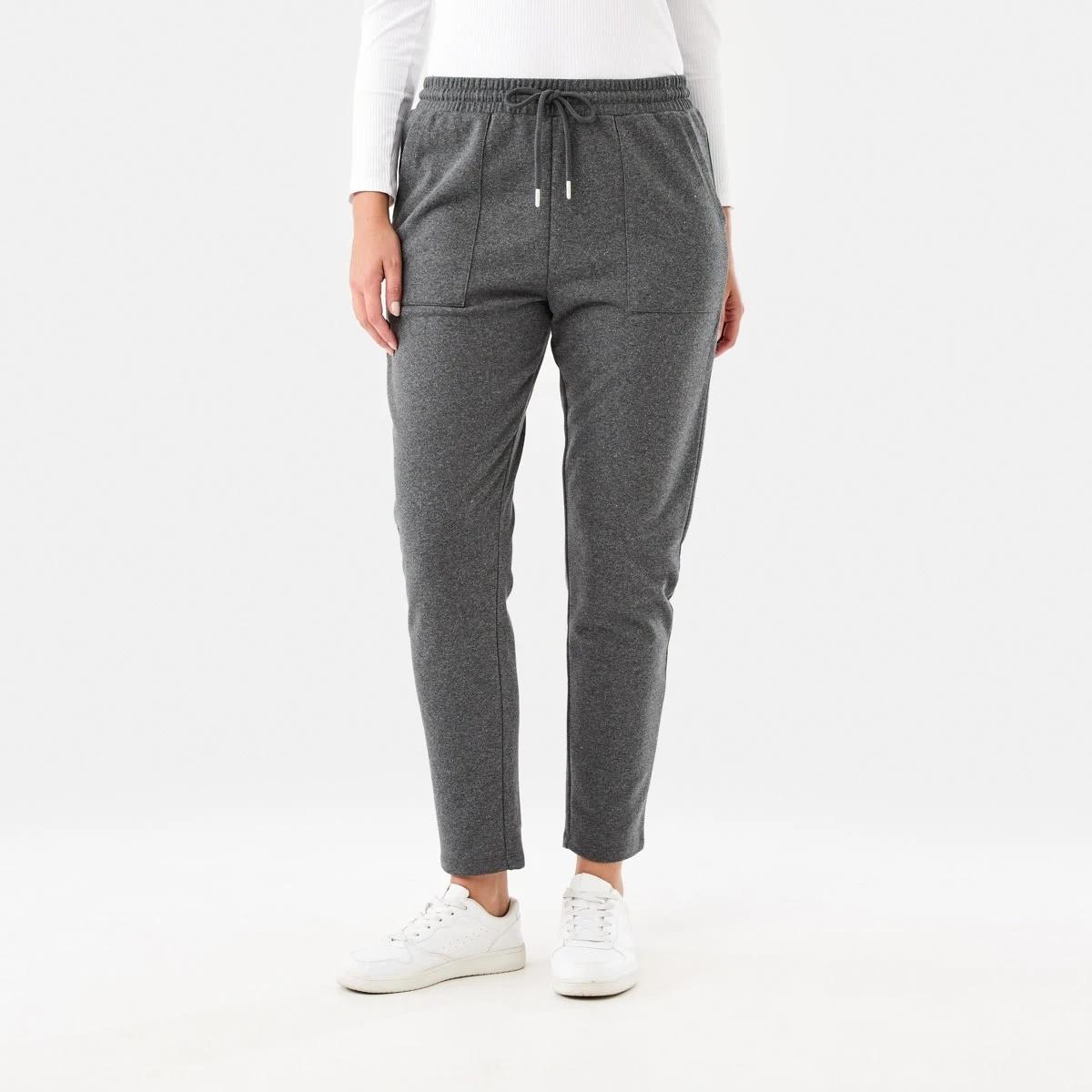 1 Straight Leg Trackpants Gry Chmrle, 1 of 6
