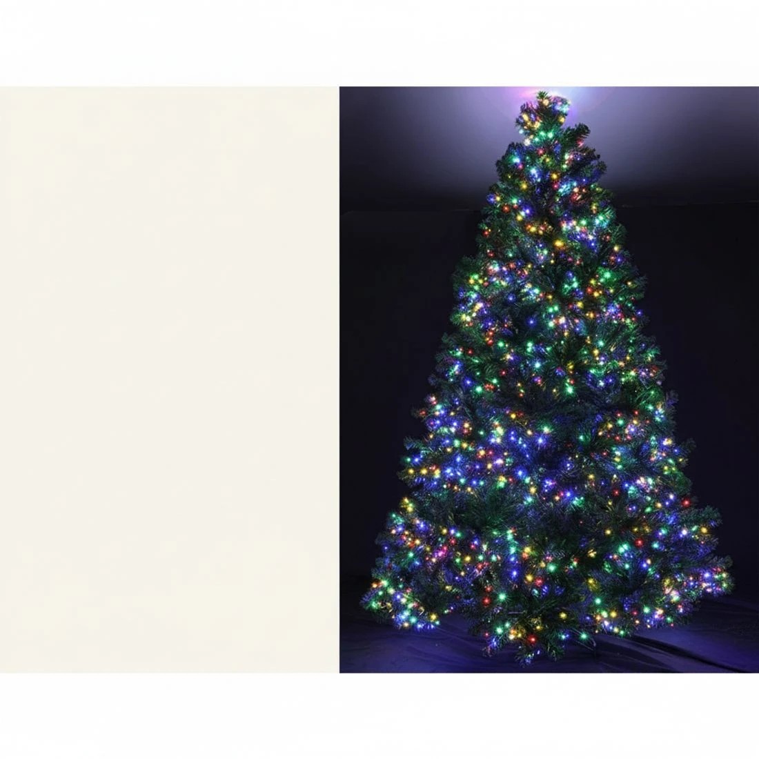 1 Jingle Jollys Christmas Tree 2.4M Xmas Tree Decoration 8 Light Mode Colour - Multi, 1 of 8