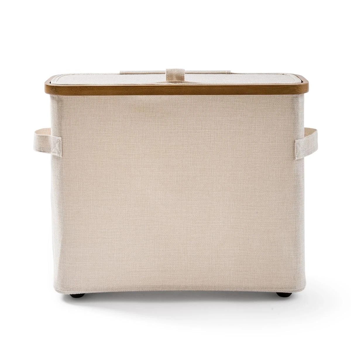 5 Linen Look Toilet Roll Holder, 5 of 9