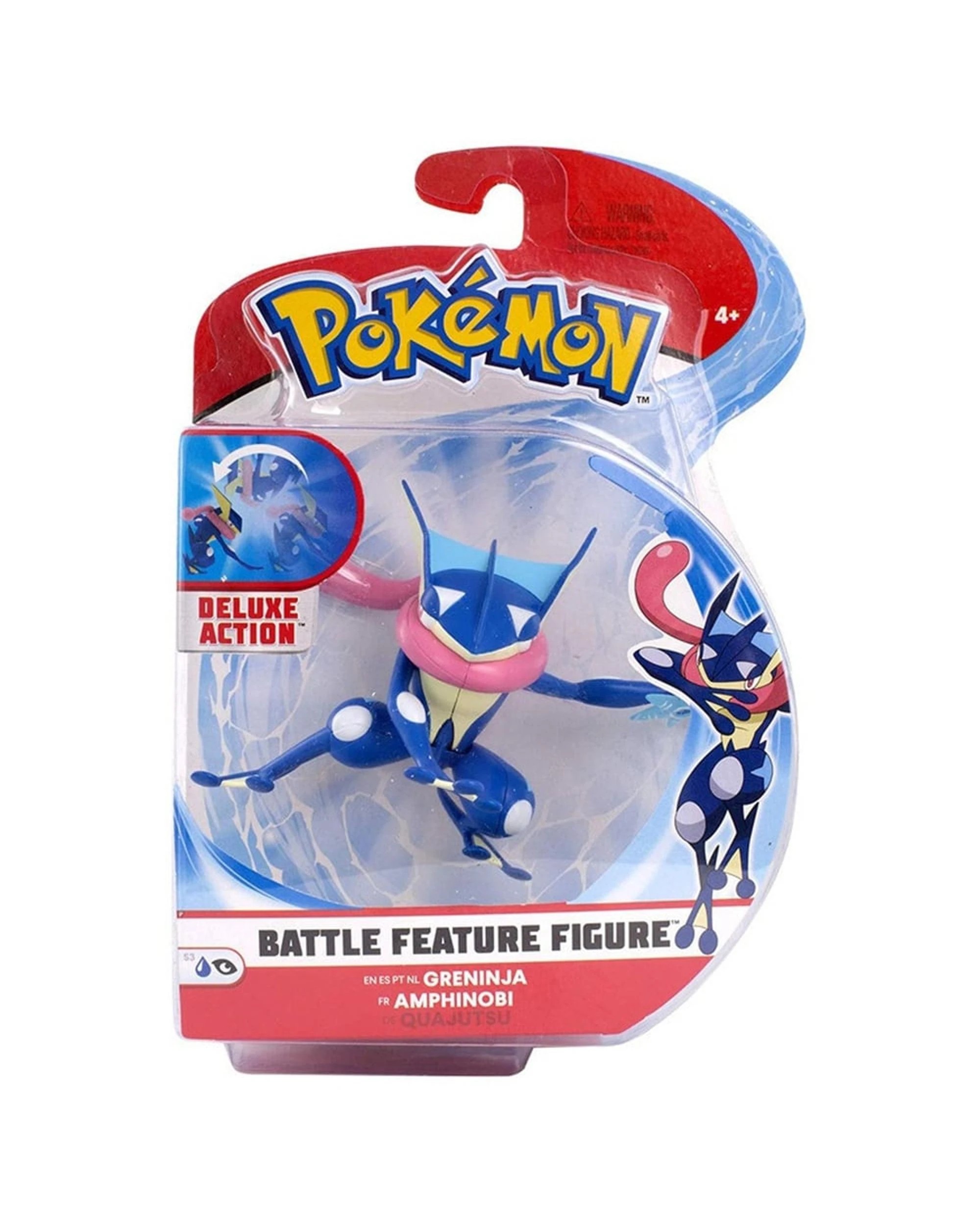 1 Pokemon Deluxe Action Battle Feature Figure Greninja, 1 of 1