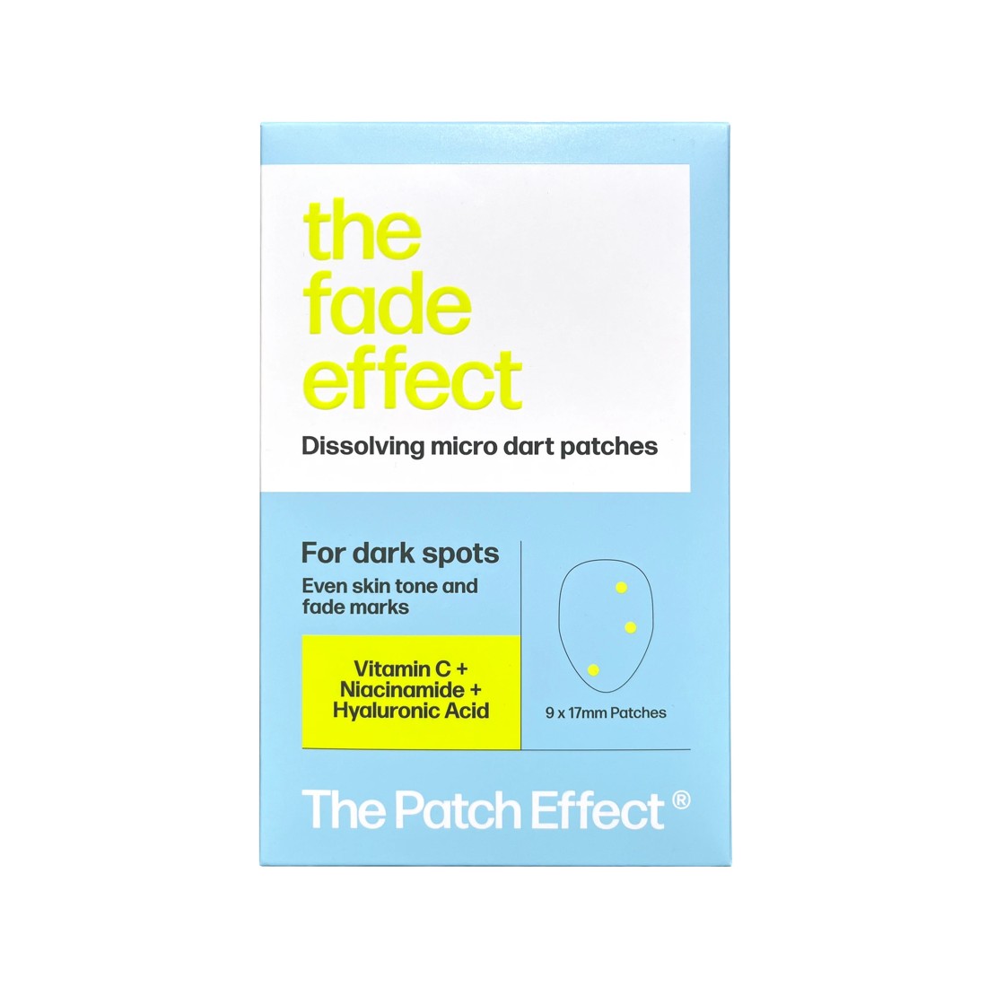 1 The Patch Effect 9 Piece The Fade Effect Dissolving Micro Dart Patches - Vitamin C, Niacinamide and Hyaluronic Acid, 1 of 3