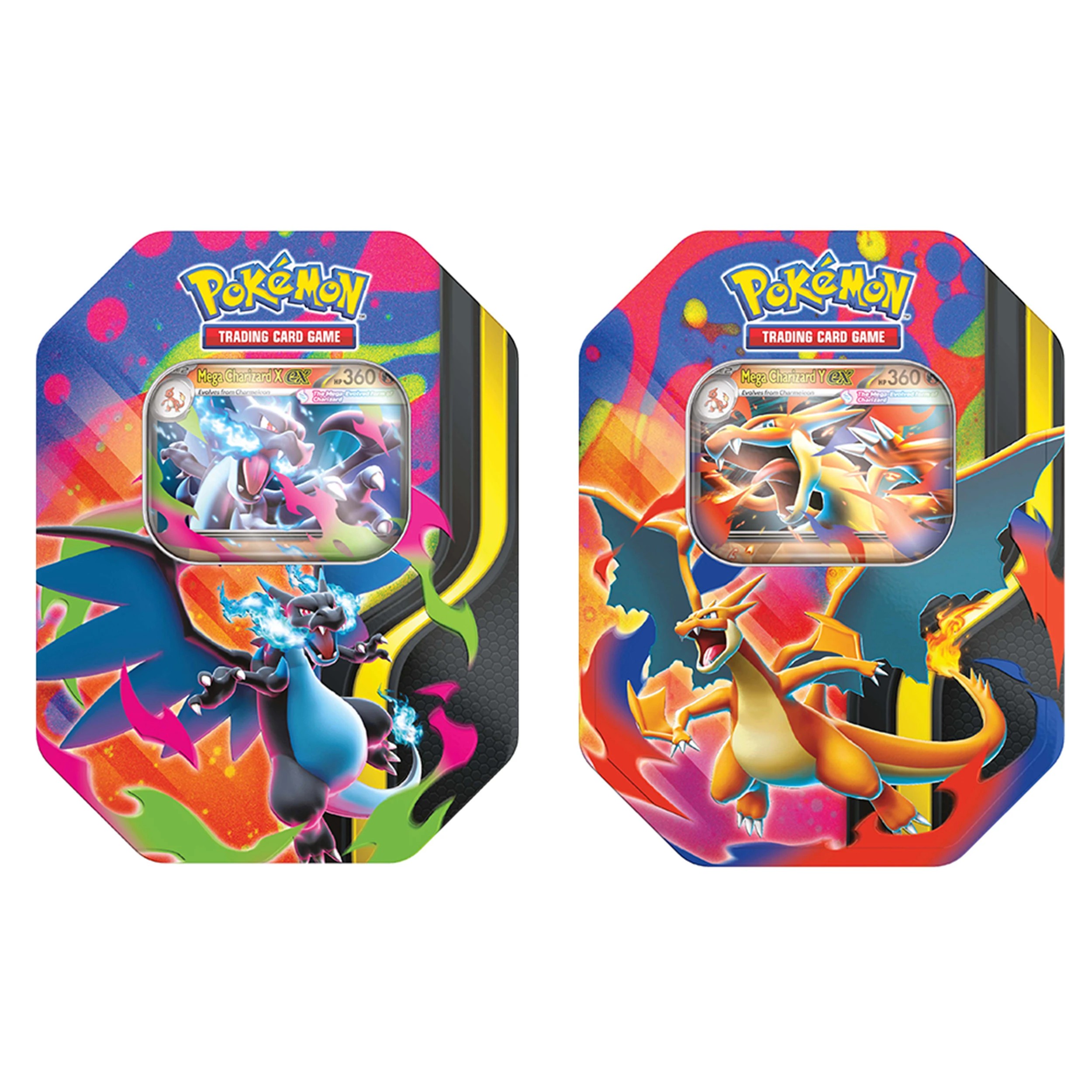 1 Pokemon Trading Card Game: Mega Charizard Tin - Assorted, 1 of 6