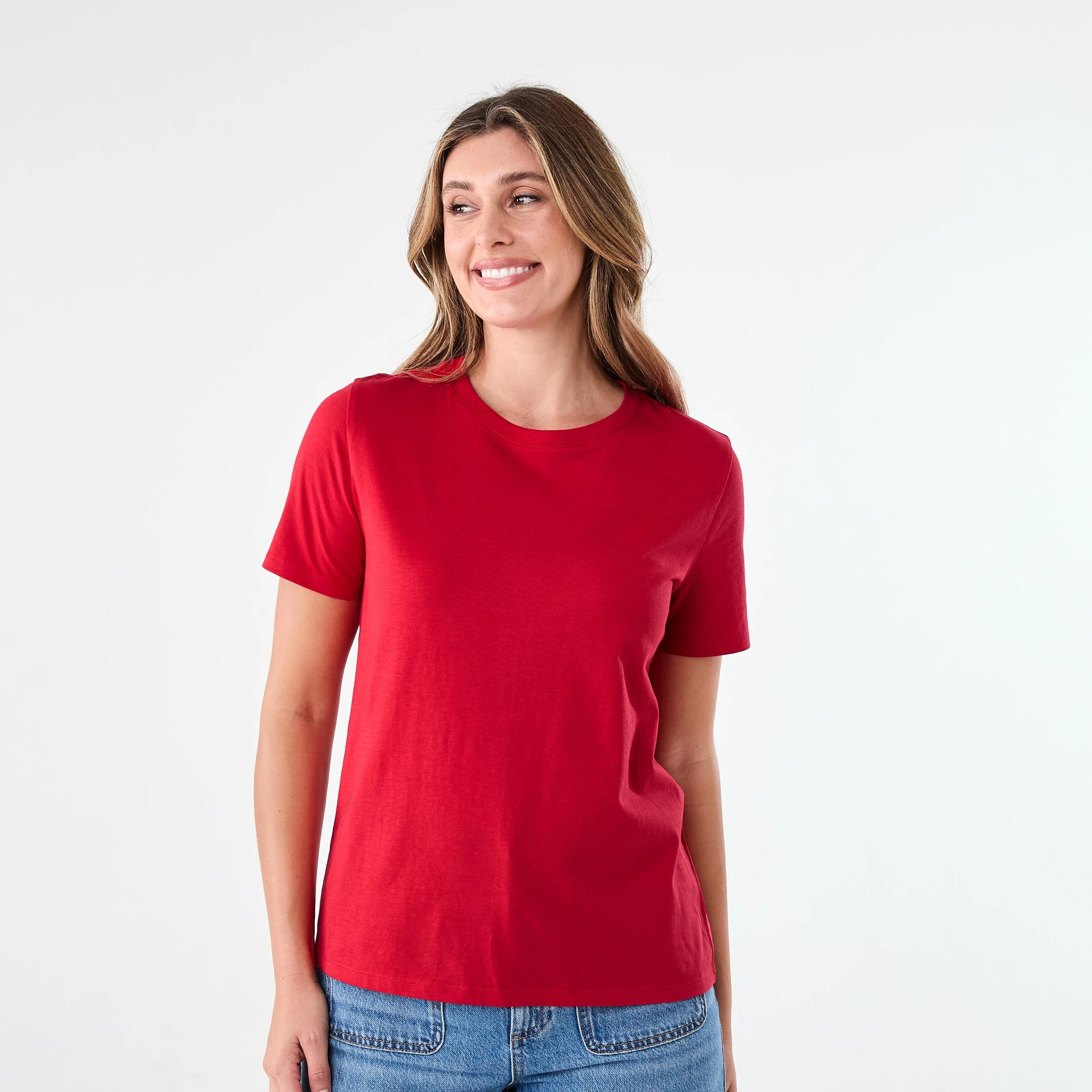 1 Short Sleeve Australian Cotton T-shirt Strawberry, 1 of 5