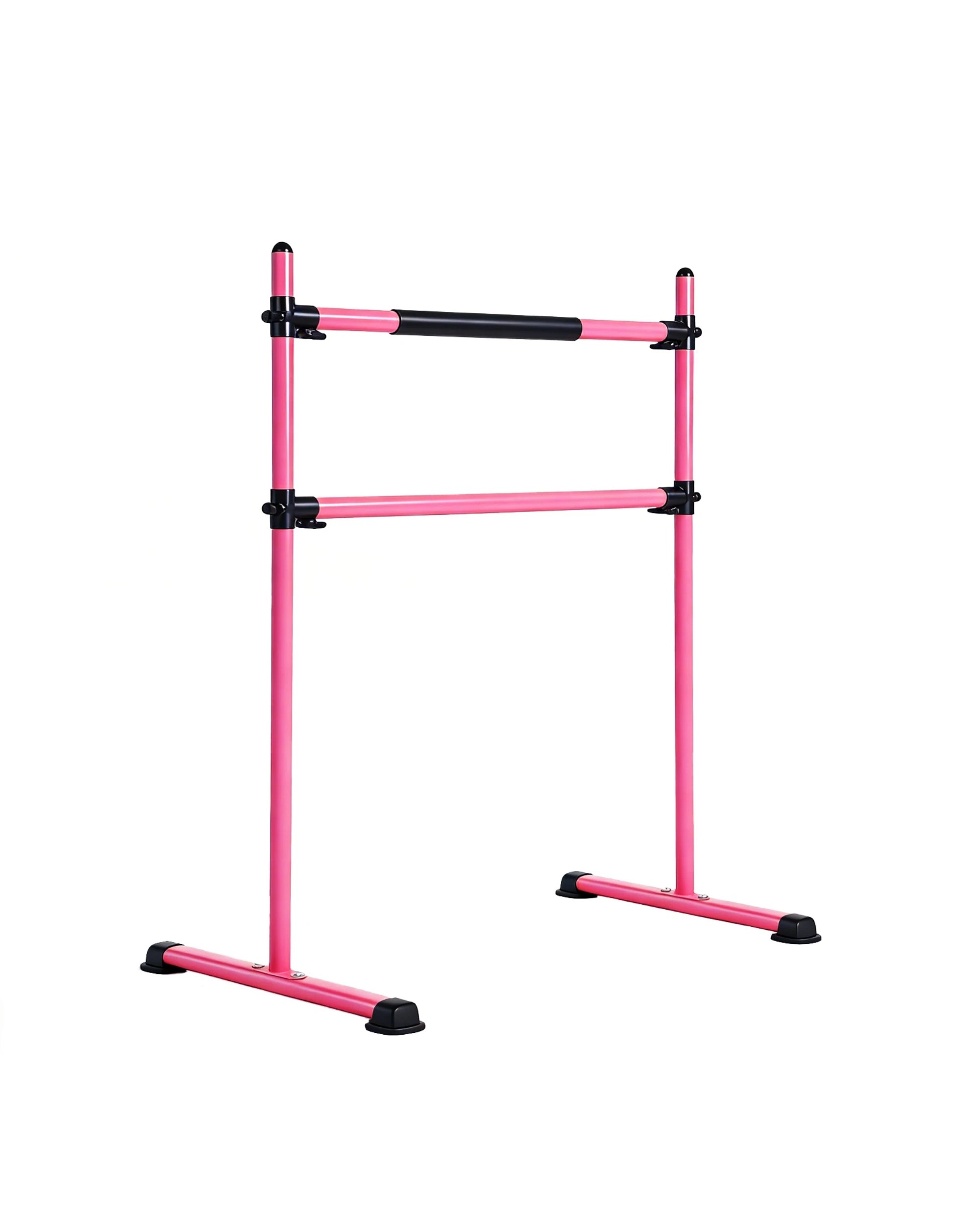 4 Advwin Double Ballet Barre, Height Adjustable Stretch Dance Bar with Carry Bag for Home, Studio & Gym, 4 of 7