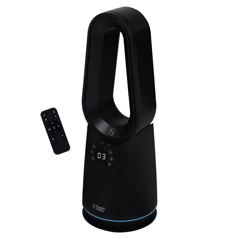 1 Russell Hobbs Bladeless Fan & Heater - Black, 1 of 1