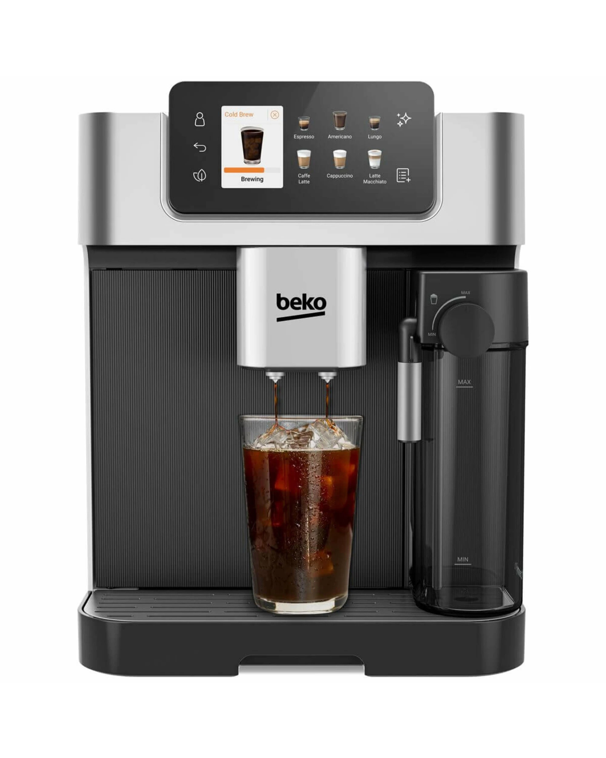 4 Beko CaffeExperto Automatic Espresso Machine with Milk Frother and Cup, 4 of 5