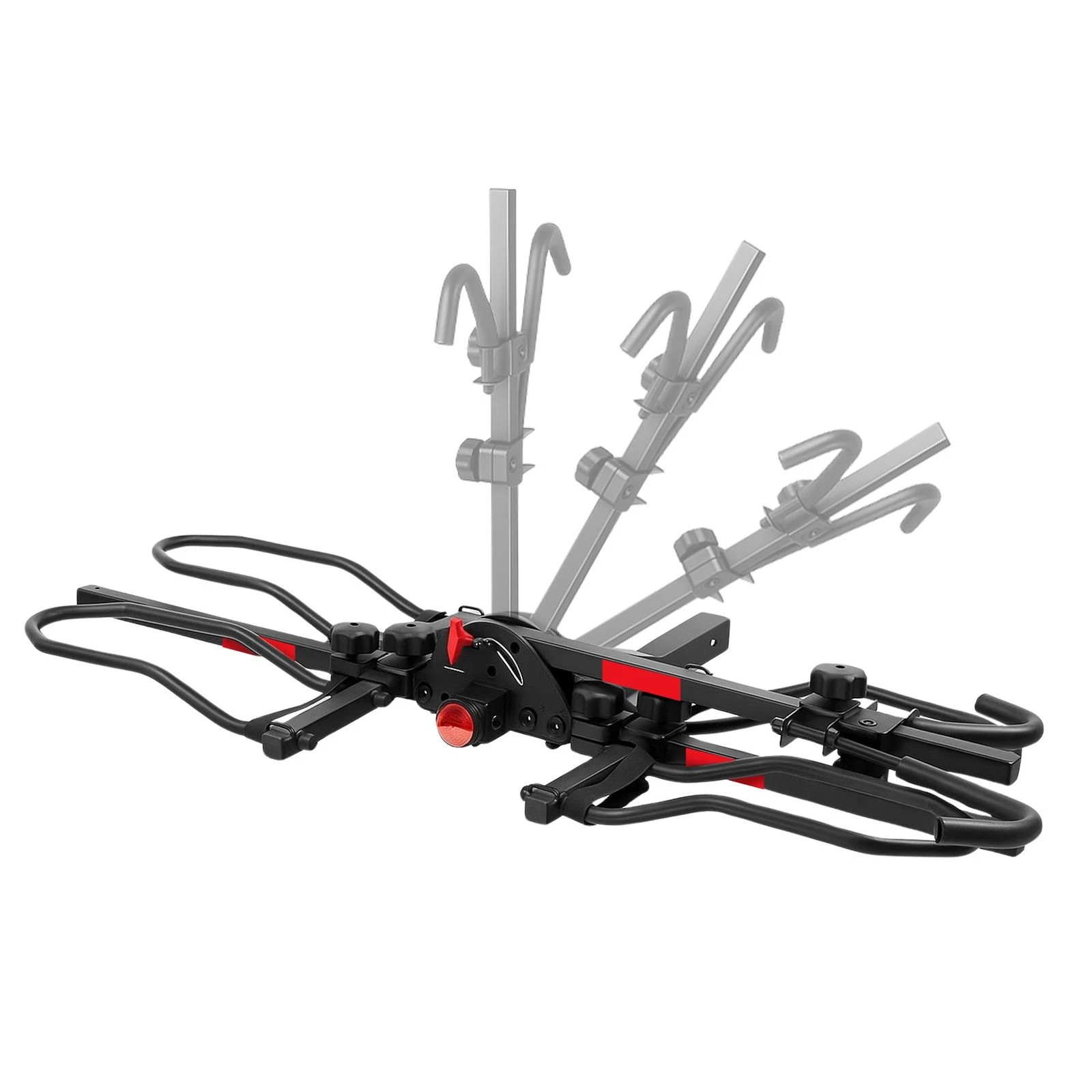 6 Ausway Foldable Two Bike Carrier with Secure Locking System for SUVs, 4WDs, Utes & Caravans, 73kg Capacity, 6 of 6