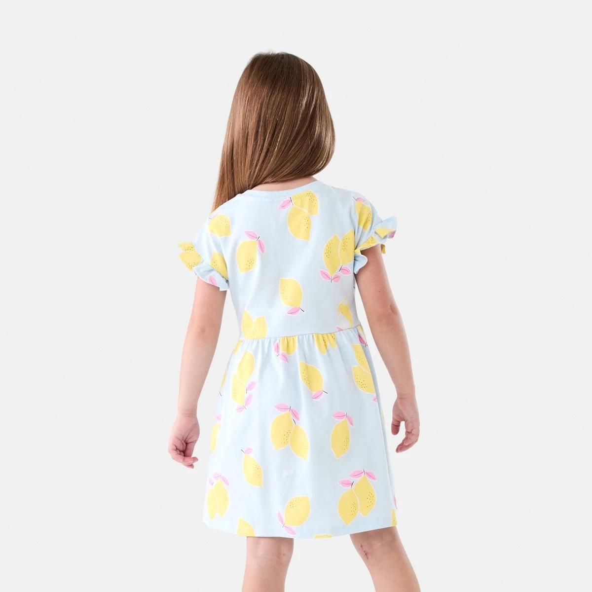 2 Jersey Dress LEMON FLOATS ICE MIST, 2 of 7