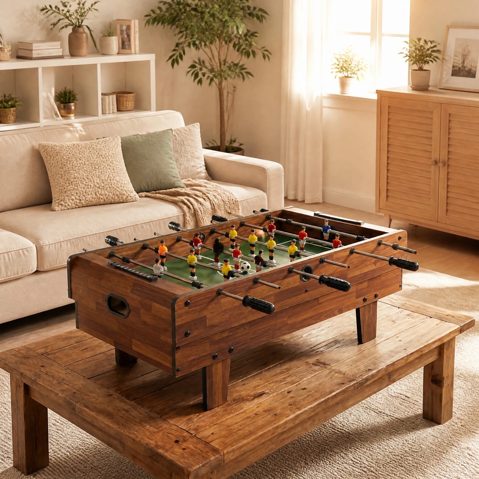 3 Costway 4in1 Combo Game Table Set Foosball Table Billiards Ping Pong & Hockey Tabletops, 3 of 3