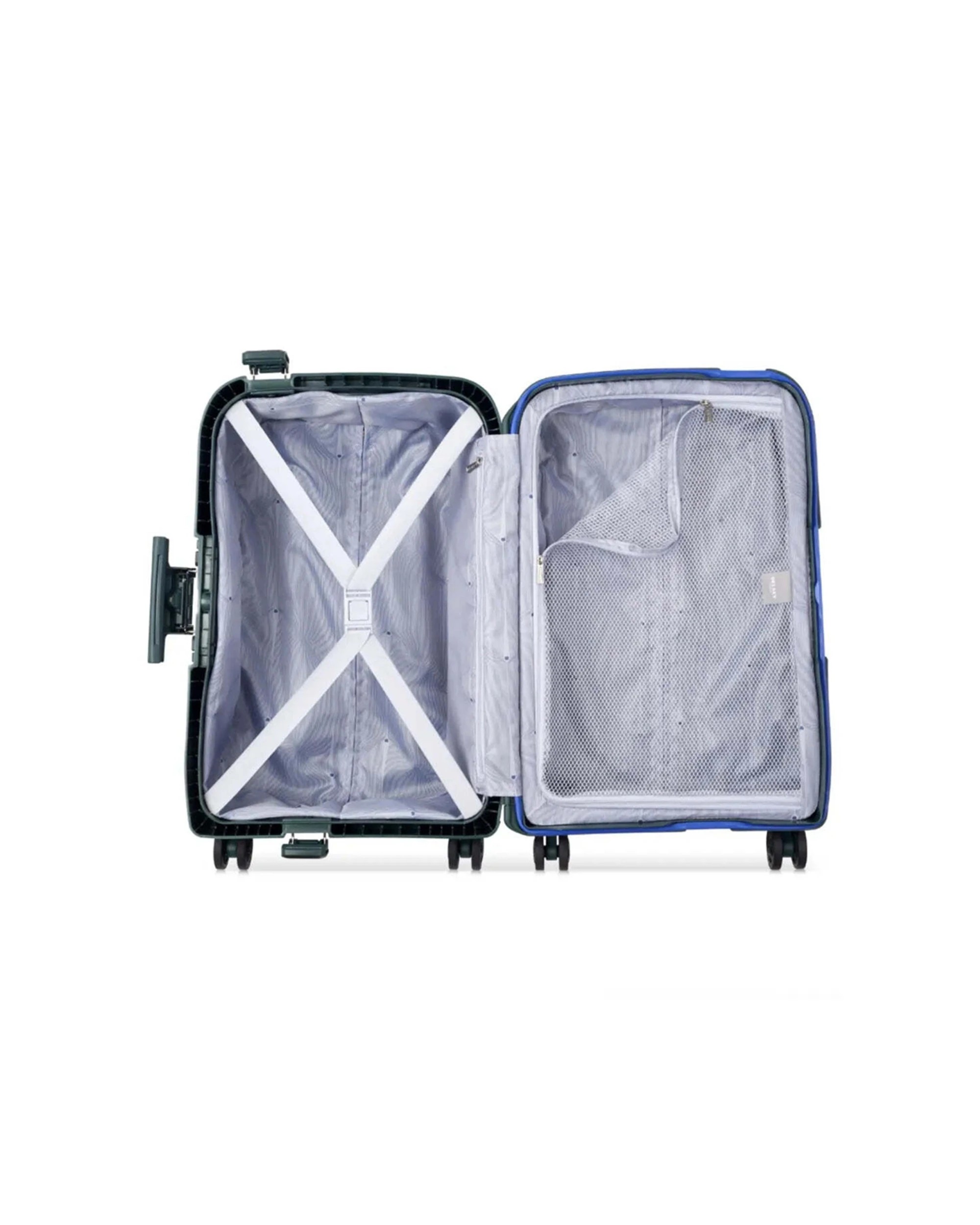 2 Delsey Moncey 55 cm 4-Wheel Carry-On Suitcase Recycled Material - Green, 2 of 5