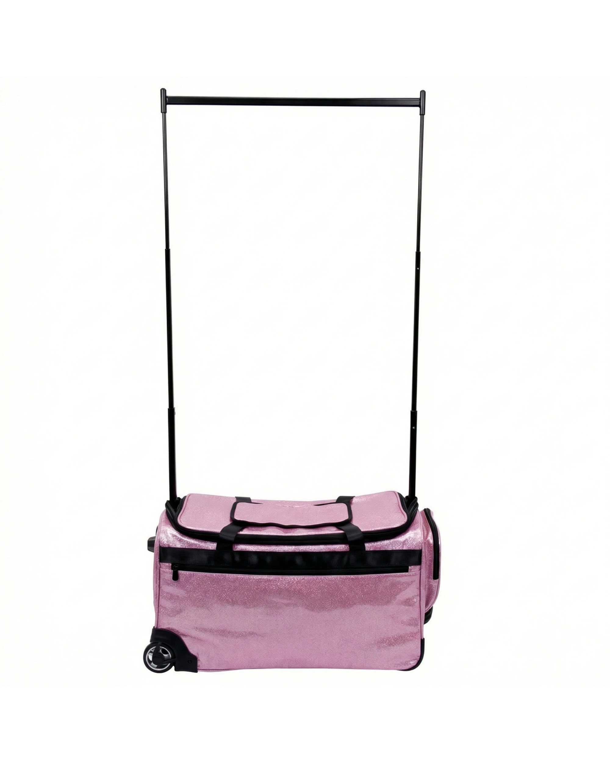 5 Advwin 26" Rolling Dance Bag with Instant Changing Design Sparkling - Pink, 5 of 9
