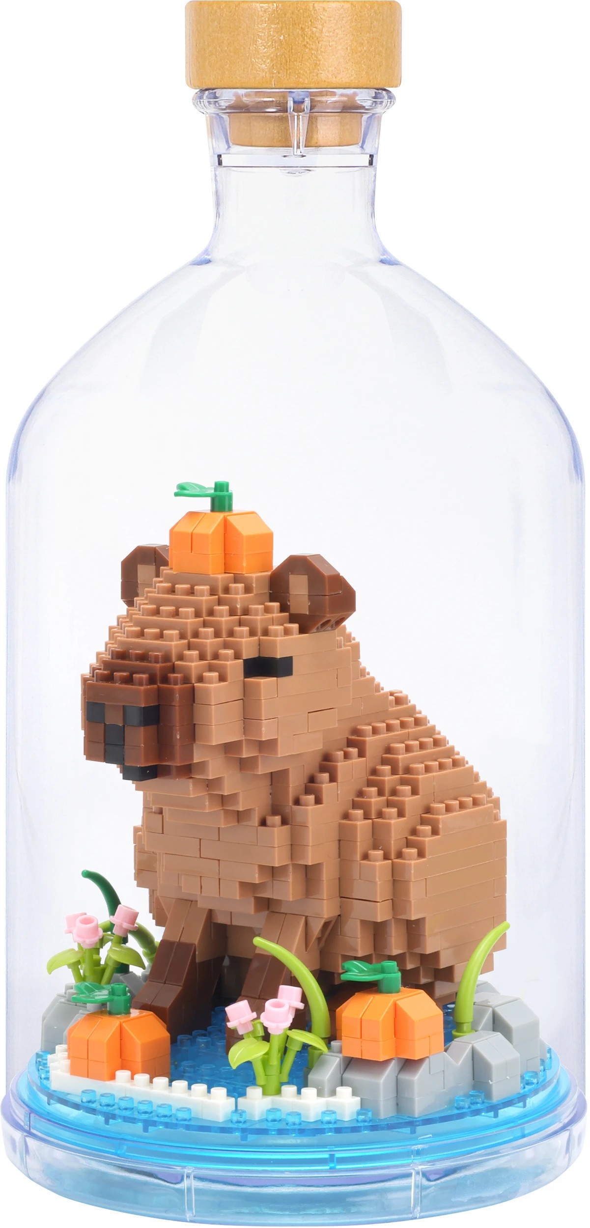6 Mini Blocks Animals in Bottle - Assorted, 6 of 10