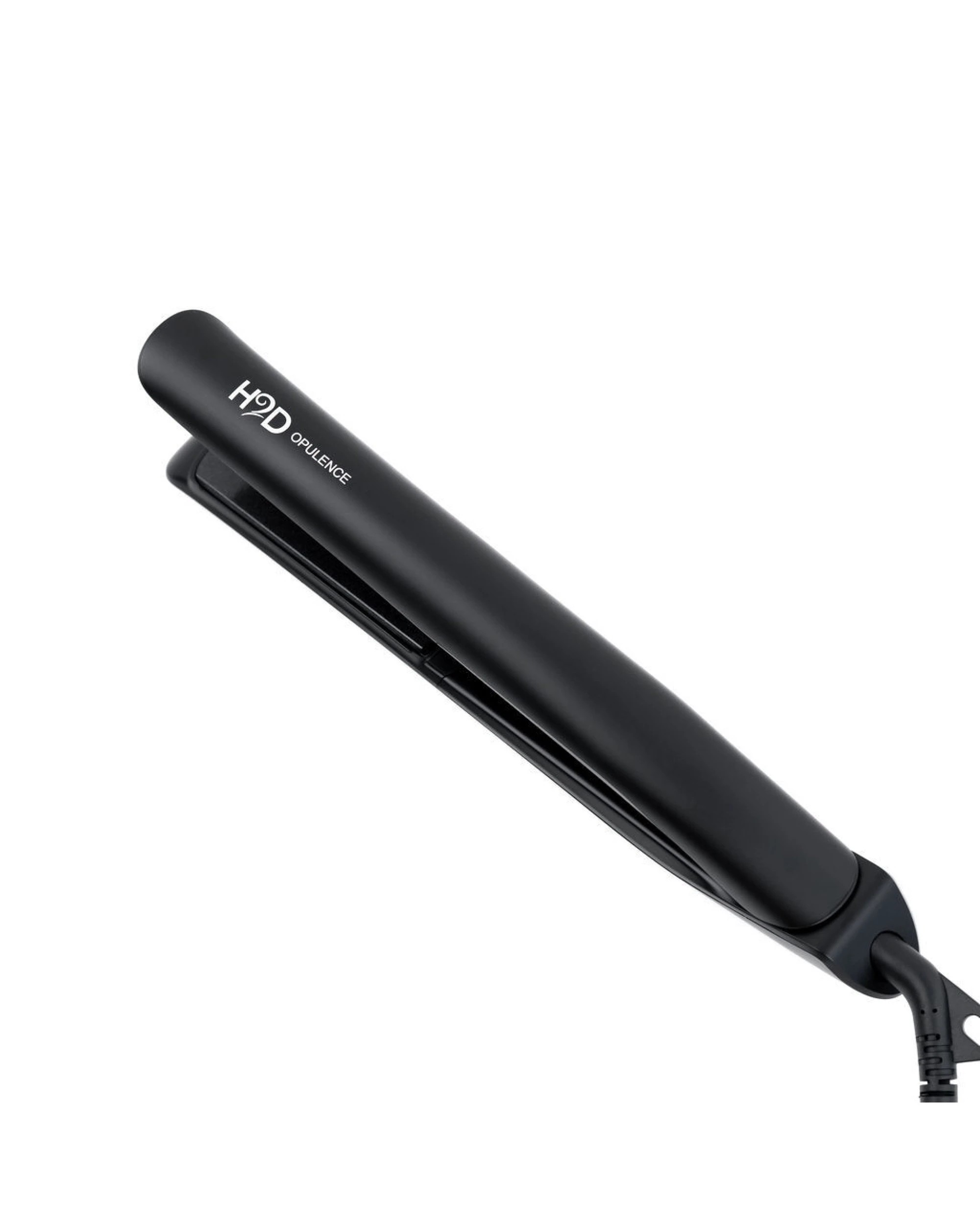 3 H2D Opulence Professional Ionic Hair Straightener w/ LED Mirror in Satin Black, 3 of 10