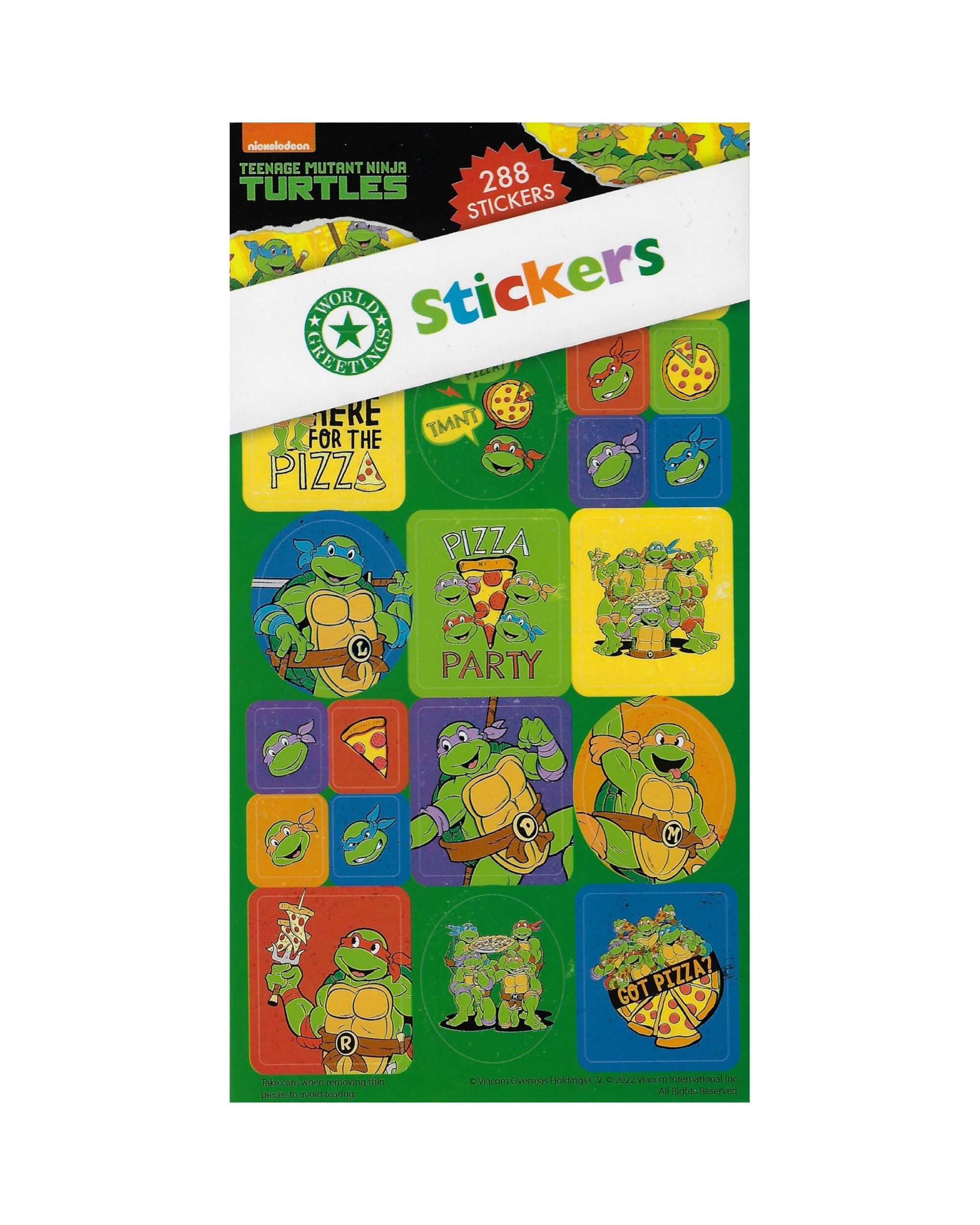 1 Teenage Mutant Ninja Turtles Teenage Mutant Ninja Turtles Sticker Book 12 Sheets, 1 of 1