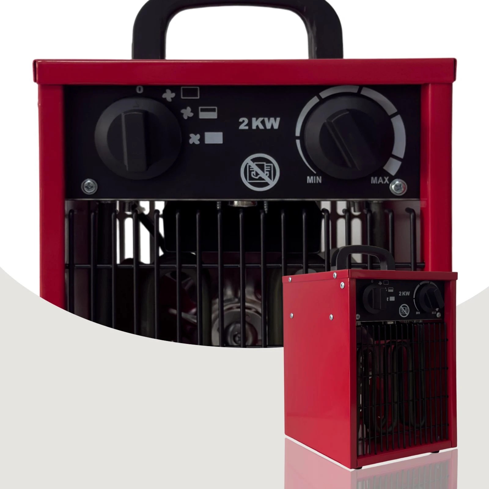 4 Shogun Portable Electric Fan Heater, SAA Approved Carpet Dryer 2000W Industrial, 4 of 7