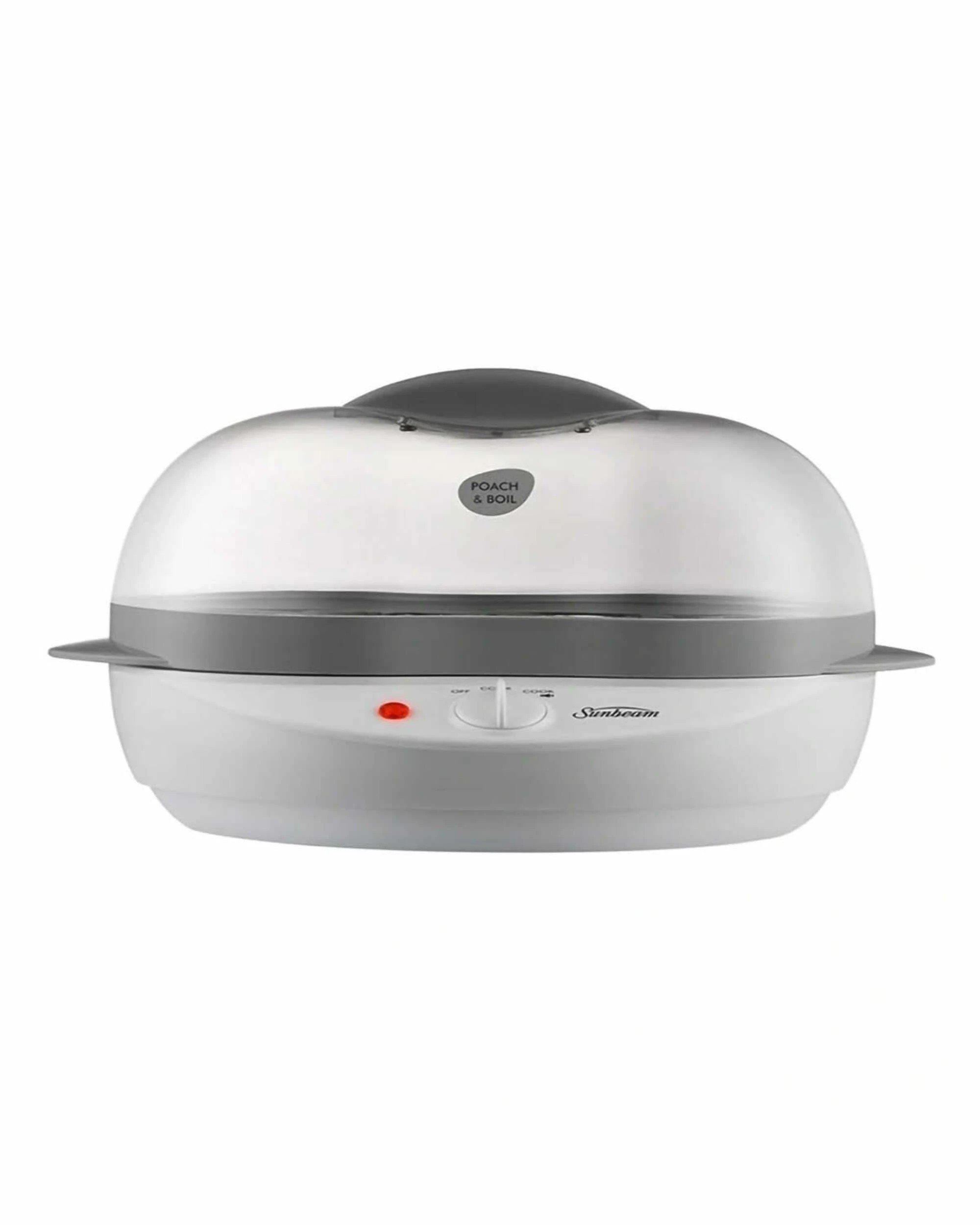 2 Sunbeam Poach & Boil Egg Cooker - WHITE, 2 of 2