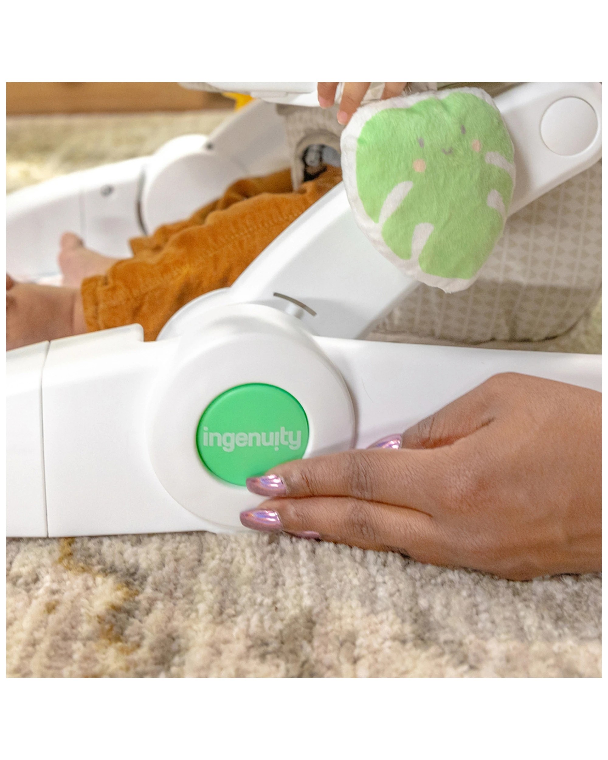 4 Ingenuity Prop Spot 2-in-1 Sit-up Infant Floor Seat Loni 4m+
 - Multi, 4 of 6