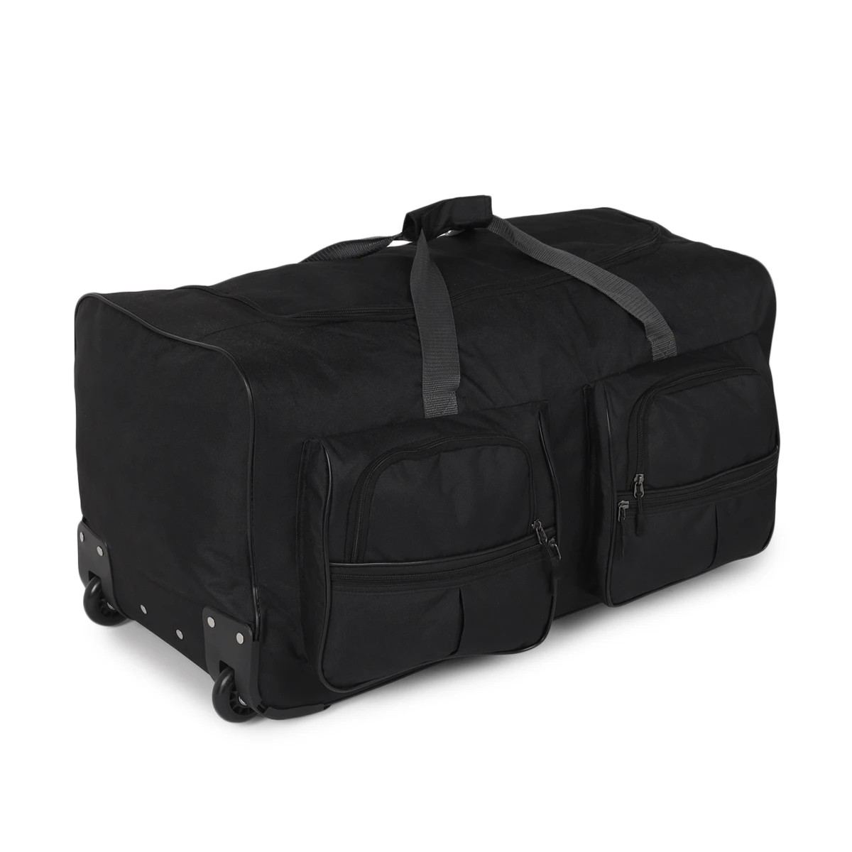 1 Duffle Bag with Wheels - Black, 1 of 8