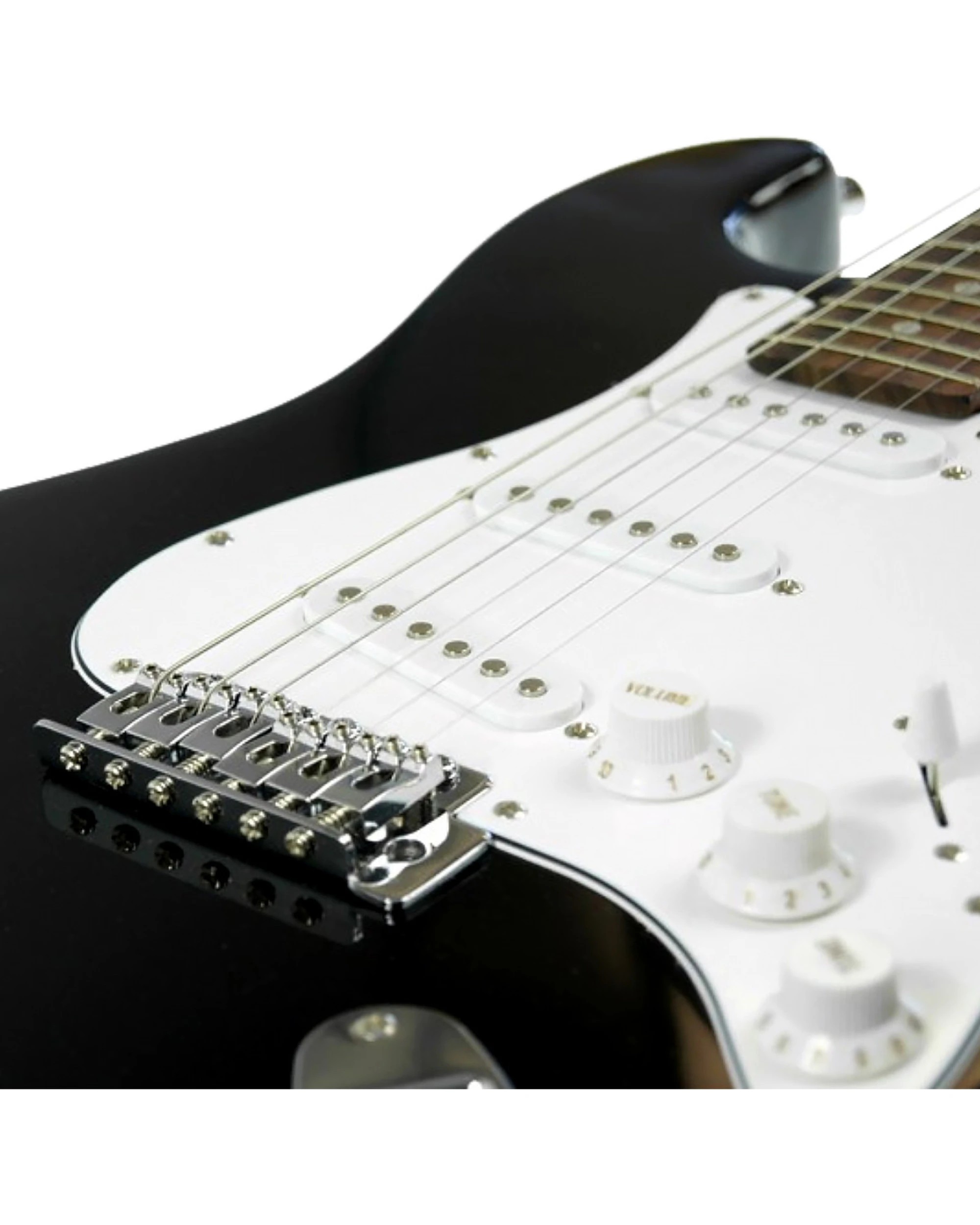 3 Karrera Electric Guitar Music 6-String Instrument Full Size Black, 3 of 5