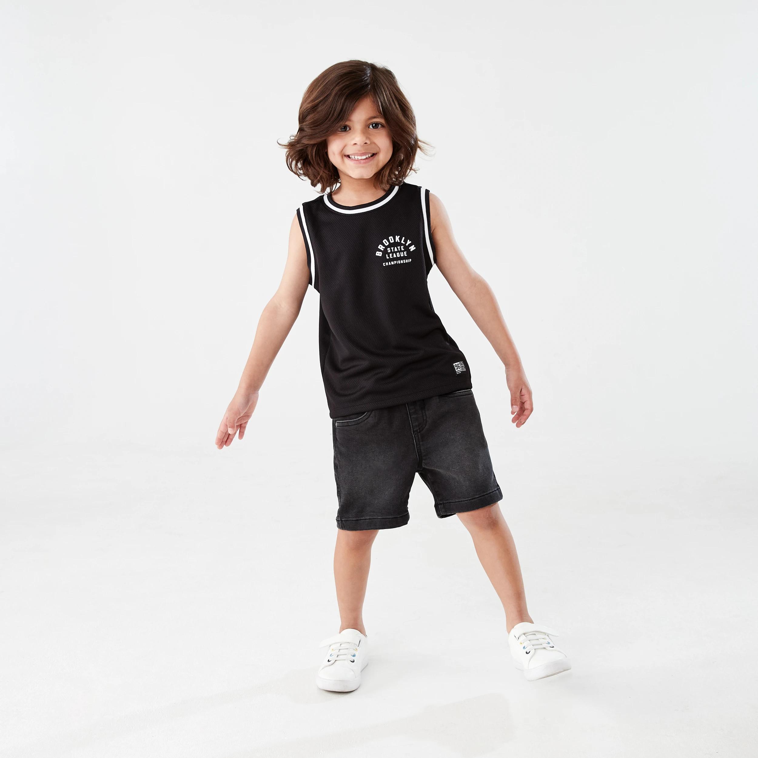 8 Mesh Tank VARSITY BROOKLYN 01 BLACK, 8 of 9