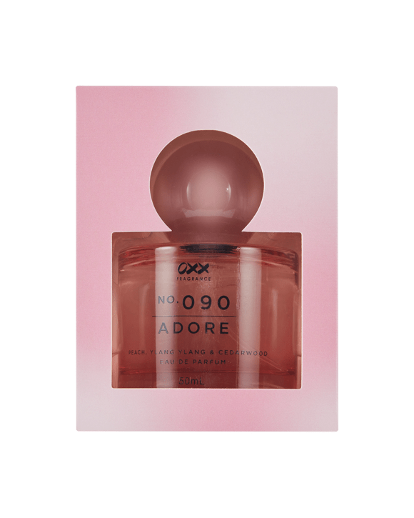 OXX Fragrance No. 090 Adore Eau De Parfum 50ml - Peach, Ylang Ylang and Cedarwood