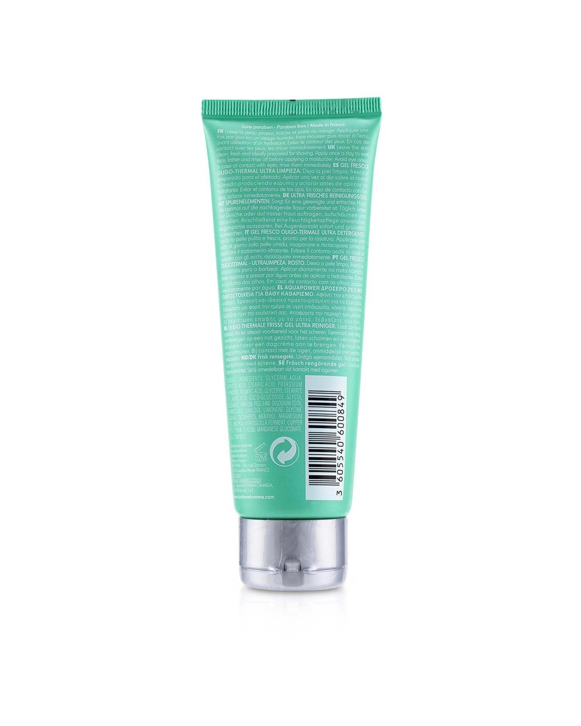 2 Biotherm Homme Aquapower Cleanser  125ml/4.22oz, 2 of 3