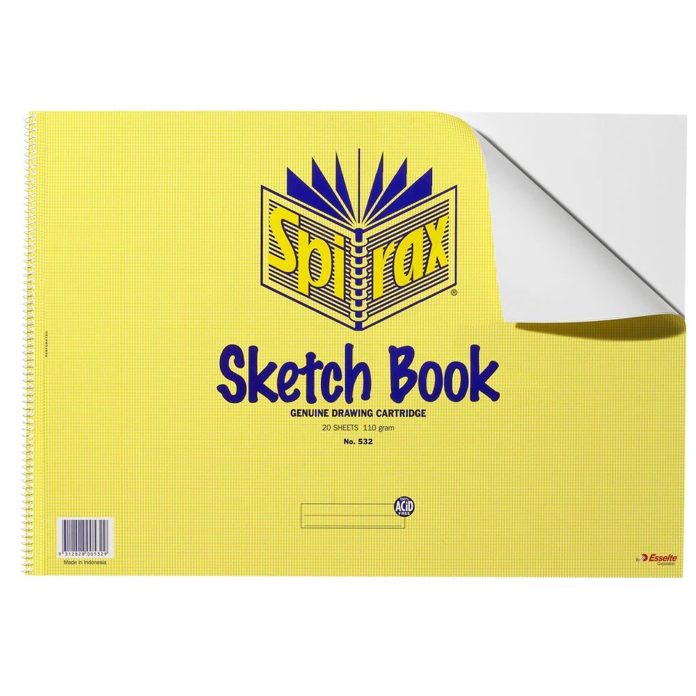2 Spirax No. 532 A2 Sketch Book 20 Sheet, 2 of 2
