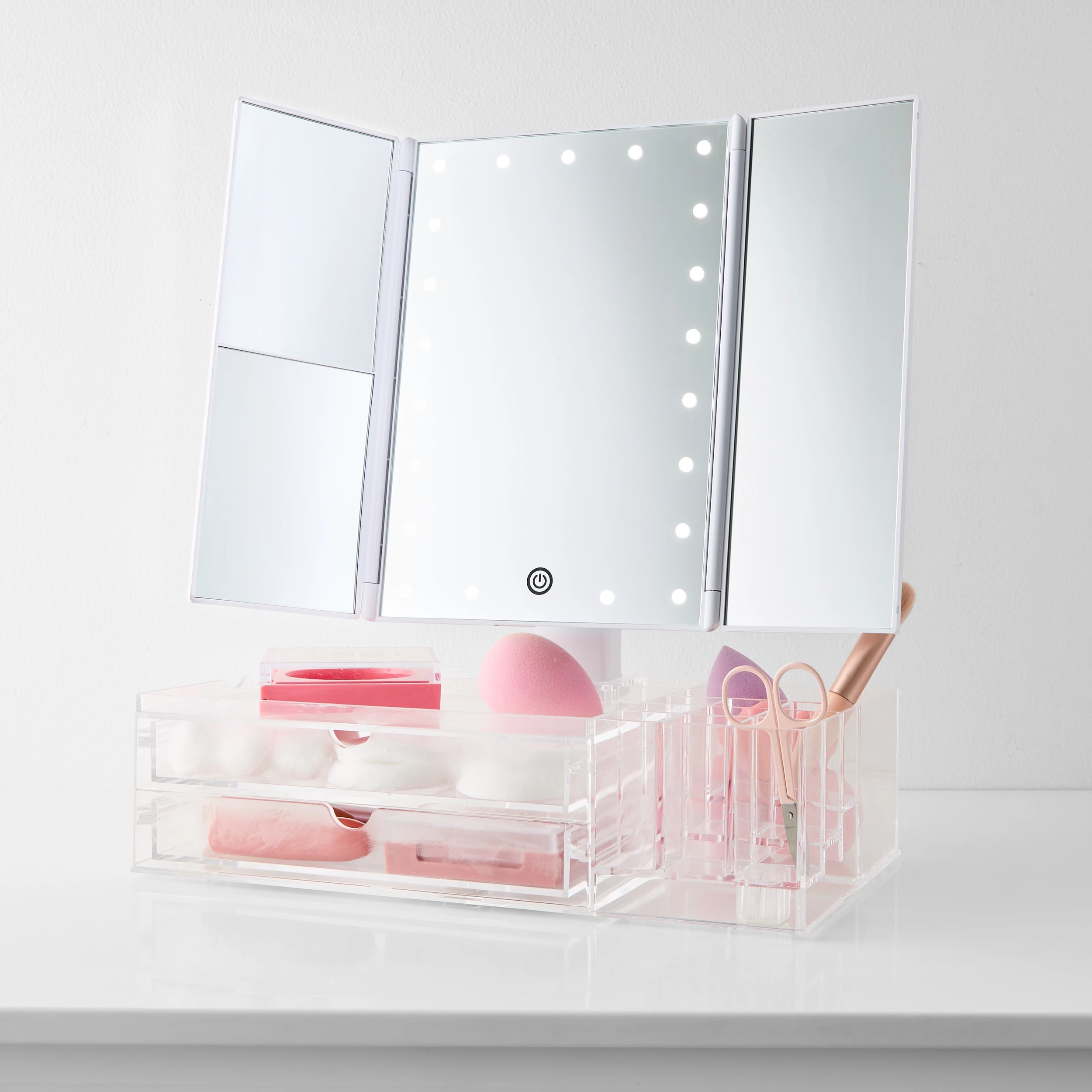 1 Tri-Fold LED Mirror, 1 of 10