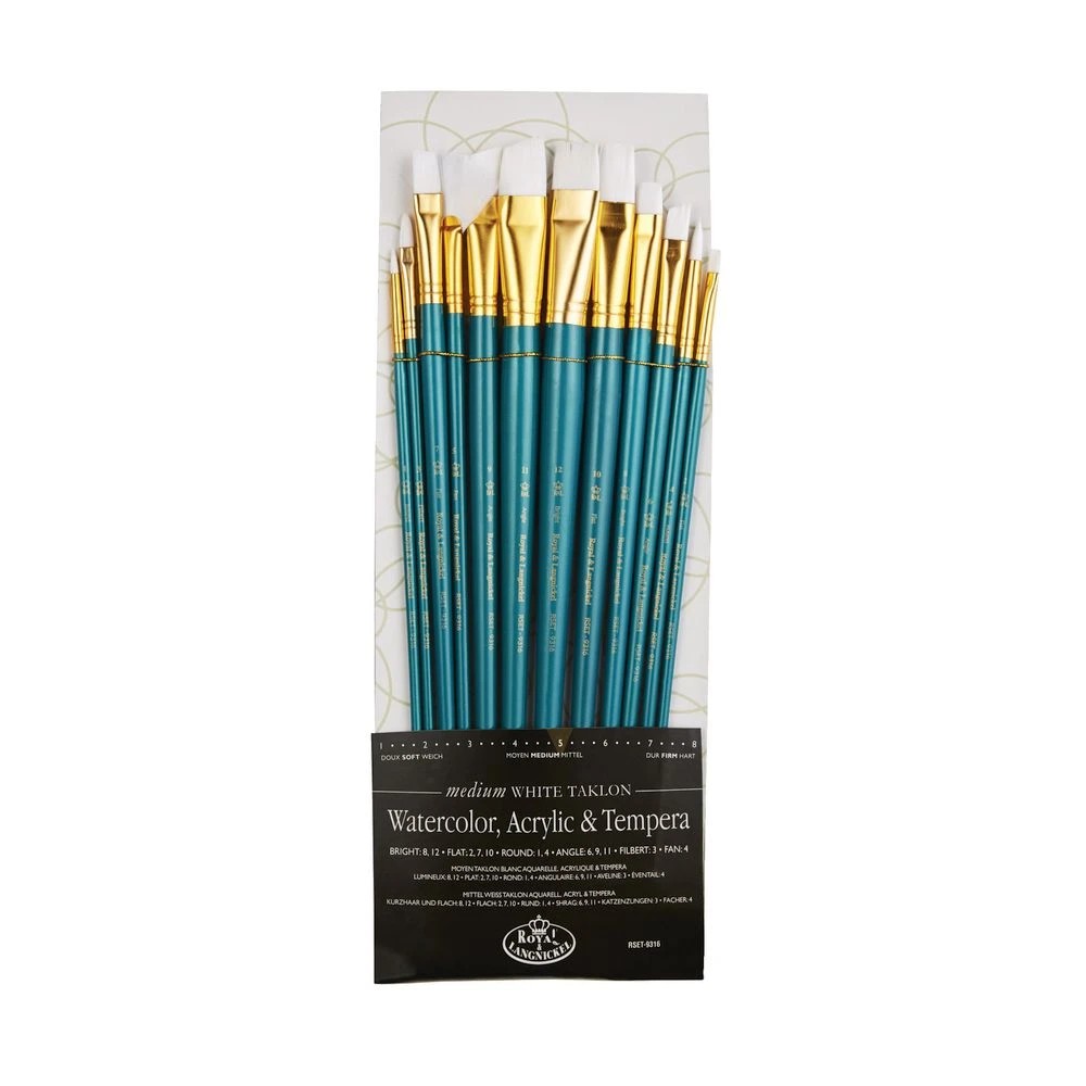 3 Royal & Langnickel Medium White Paintbrush Set 12 Piece, 3 of 3