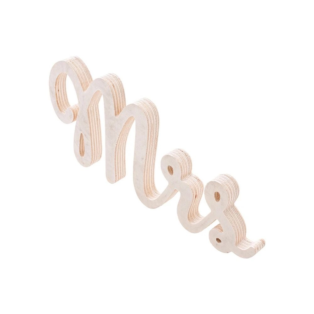 3 Born Plywood Sign Mrs, 3 of 3