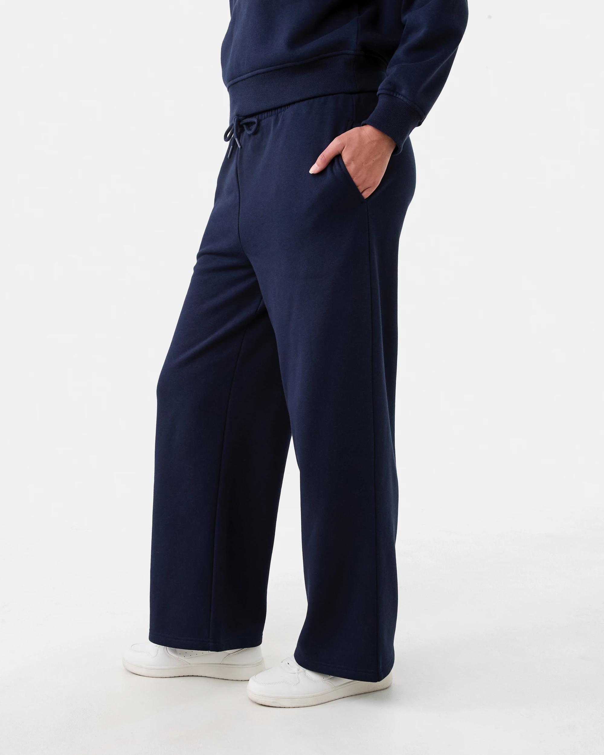 2 Wide Leg Trackpants Navy Blaze, 2 of 6