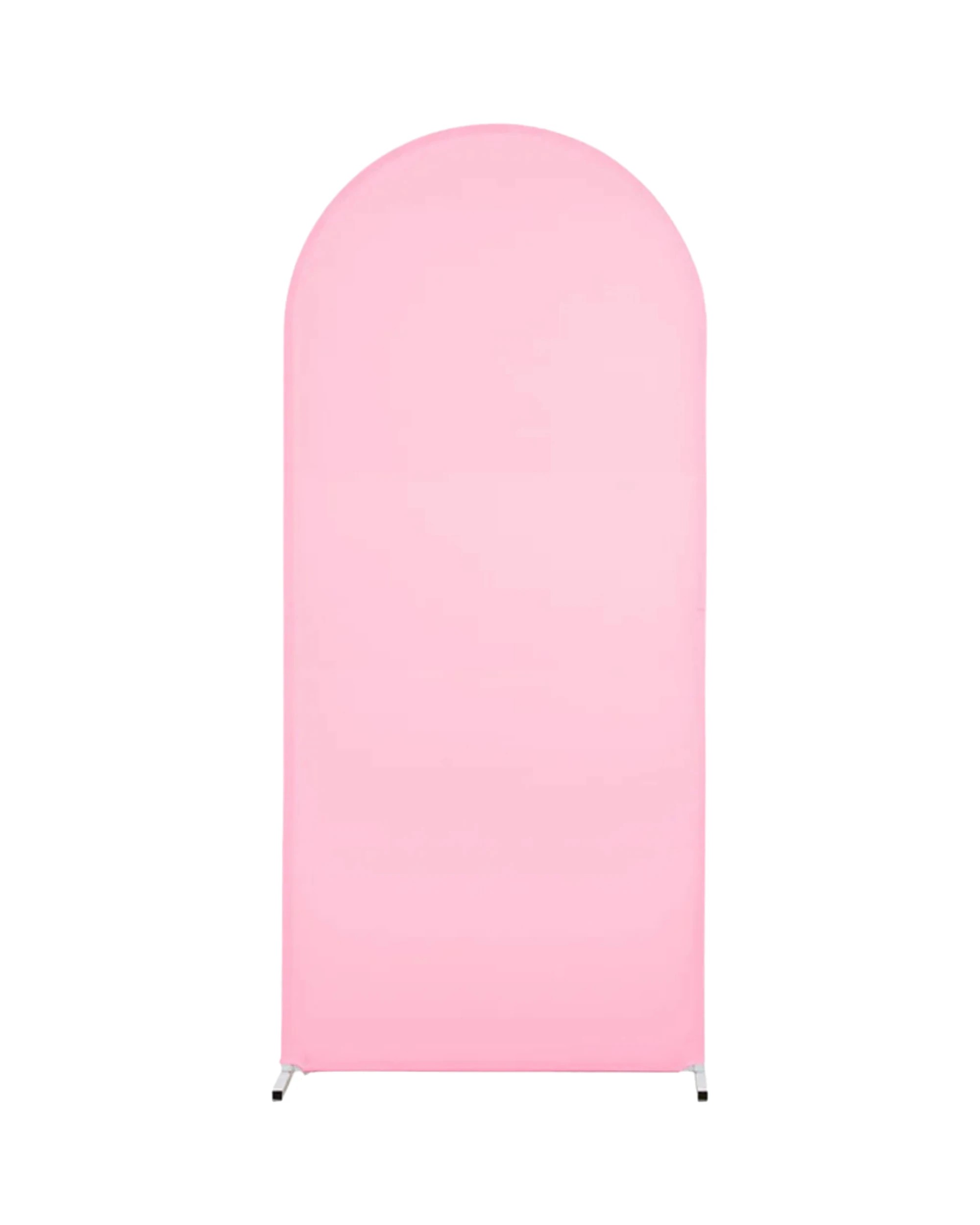 1 Party Maker Arch Stand Backdrop Cover Pastel - Pink, 1 of 4