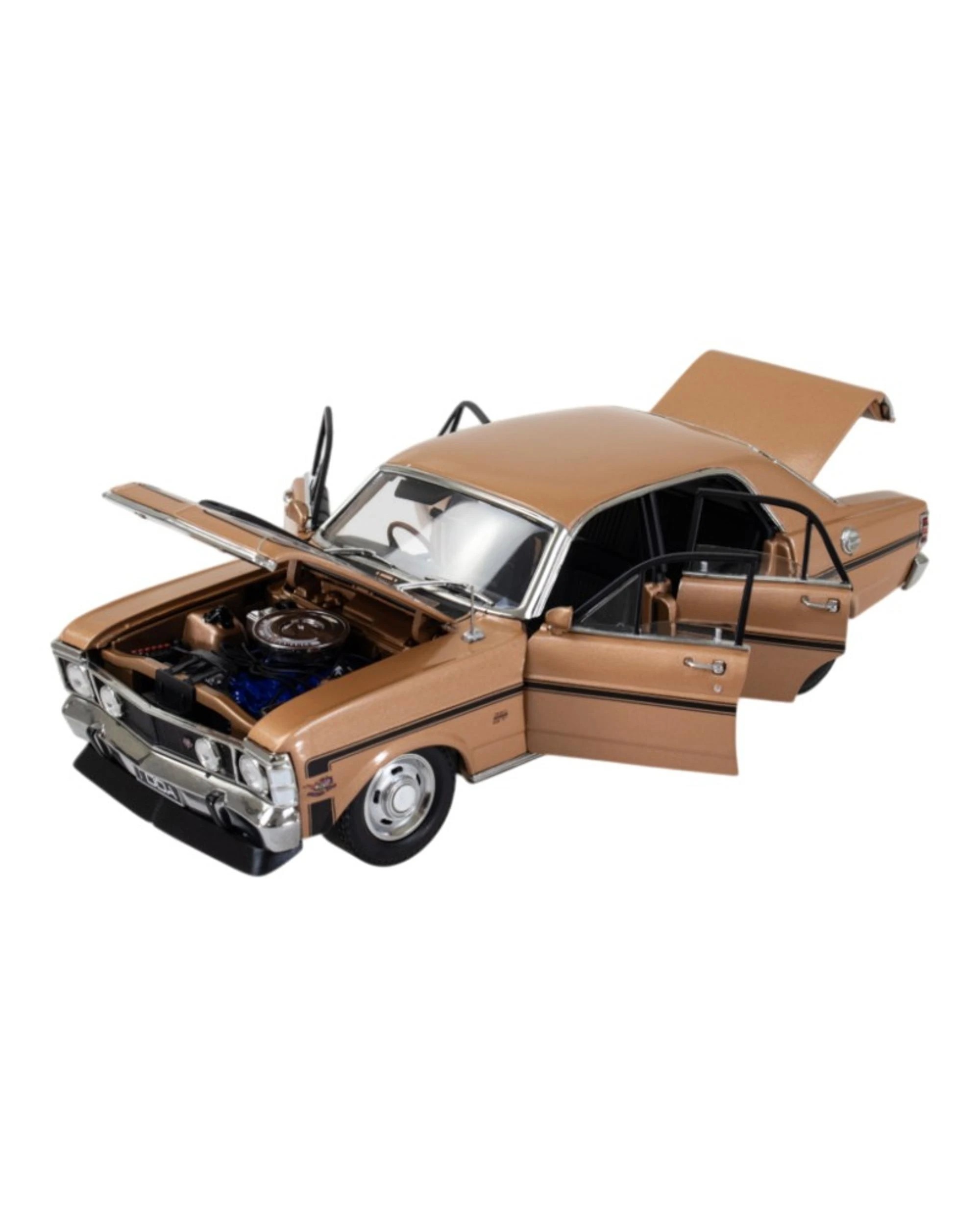 3 DDA Ford Falcon XW GTHO Gold 1:24 Scale Diecast Vehicle, 3 of 3
