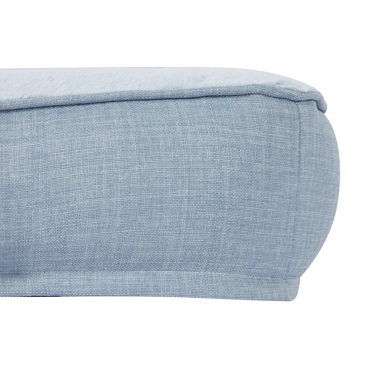 6 Self-Warming Luxe Lounge Pet Bed - Light Grey, 6 of 8