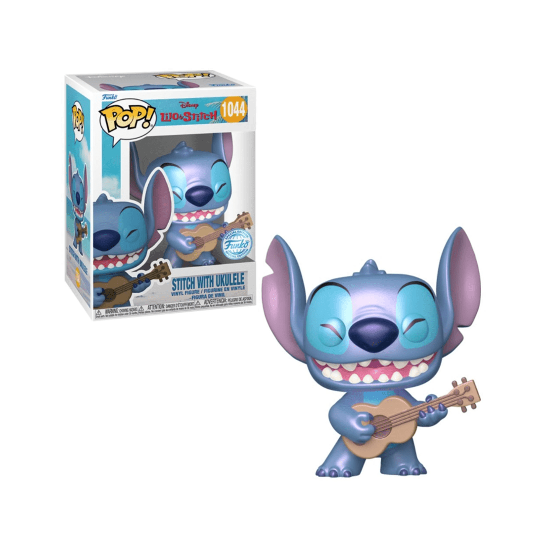 Funko Lilo and Stitch: Stitch with Ukulele Pearlescent Funko POP