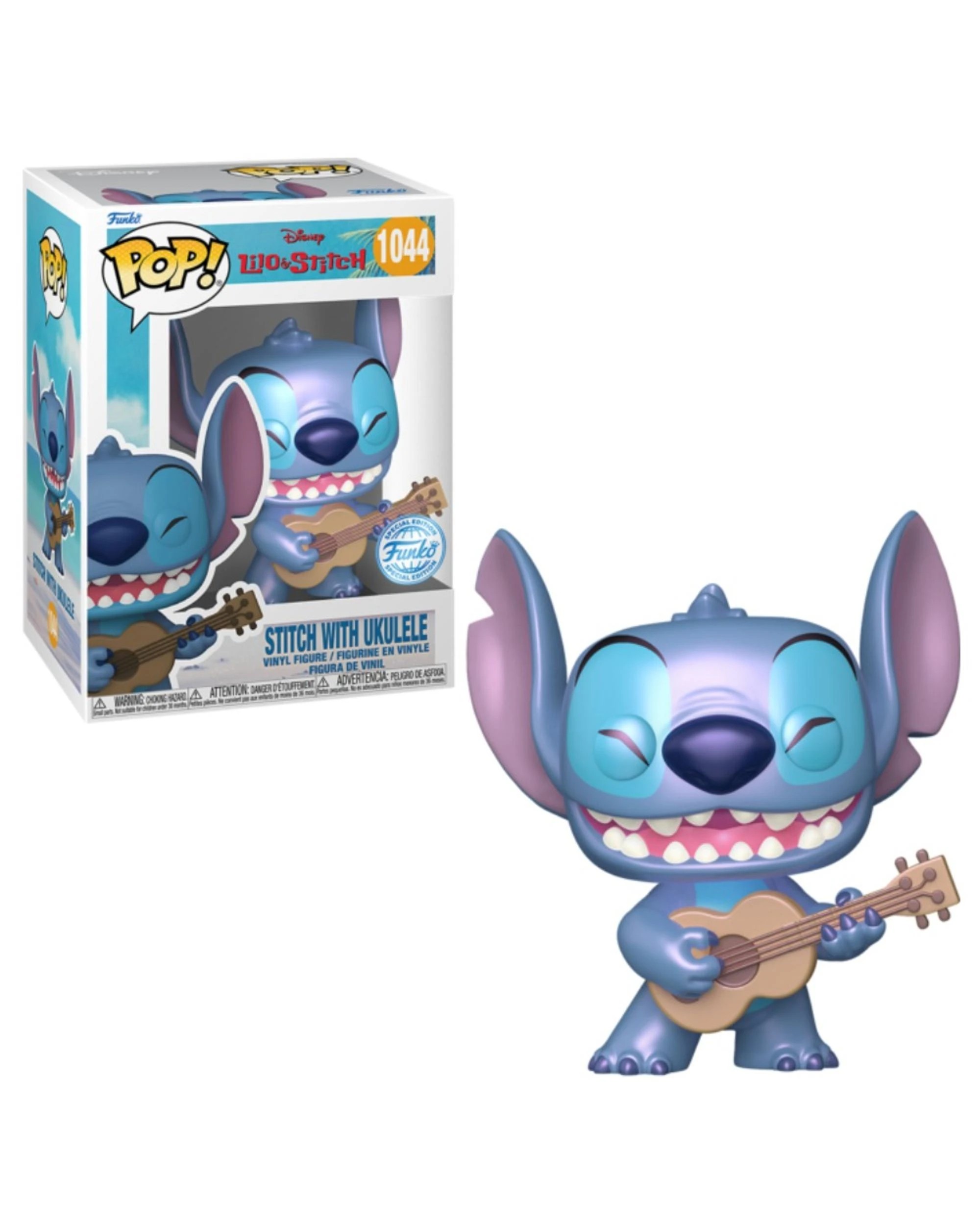 1 Lilo and Stitch: Stitch with Ukulele Pearlescent Funko POP! Vinyl, 1 of 1