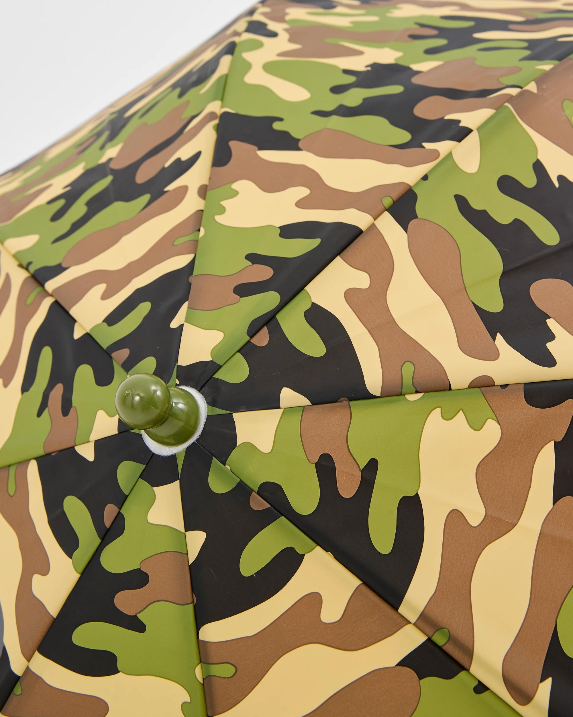 3 Target Kids Camo Print Umbrella GREEN, 3 of 3