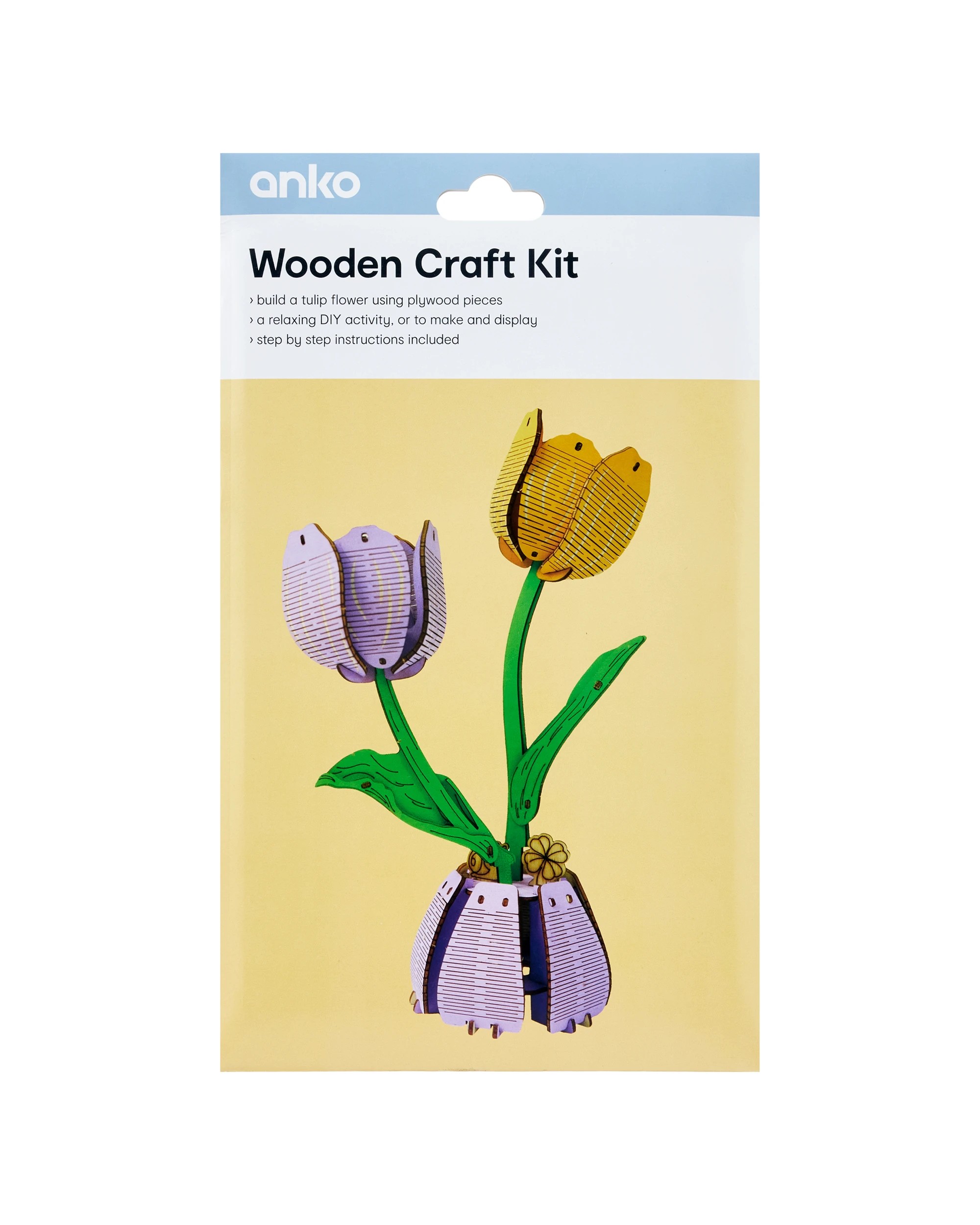 1 Wooden Craft Kit - Tulip, 1 of 2