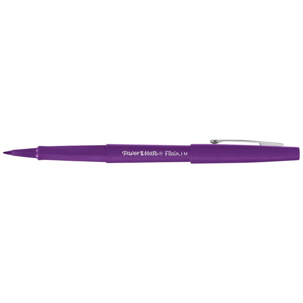 1 Paper Mate Flair Felt Medium Fineliner Purple, 1 of 2