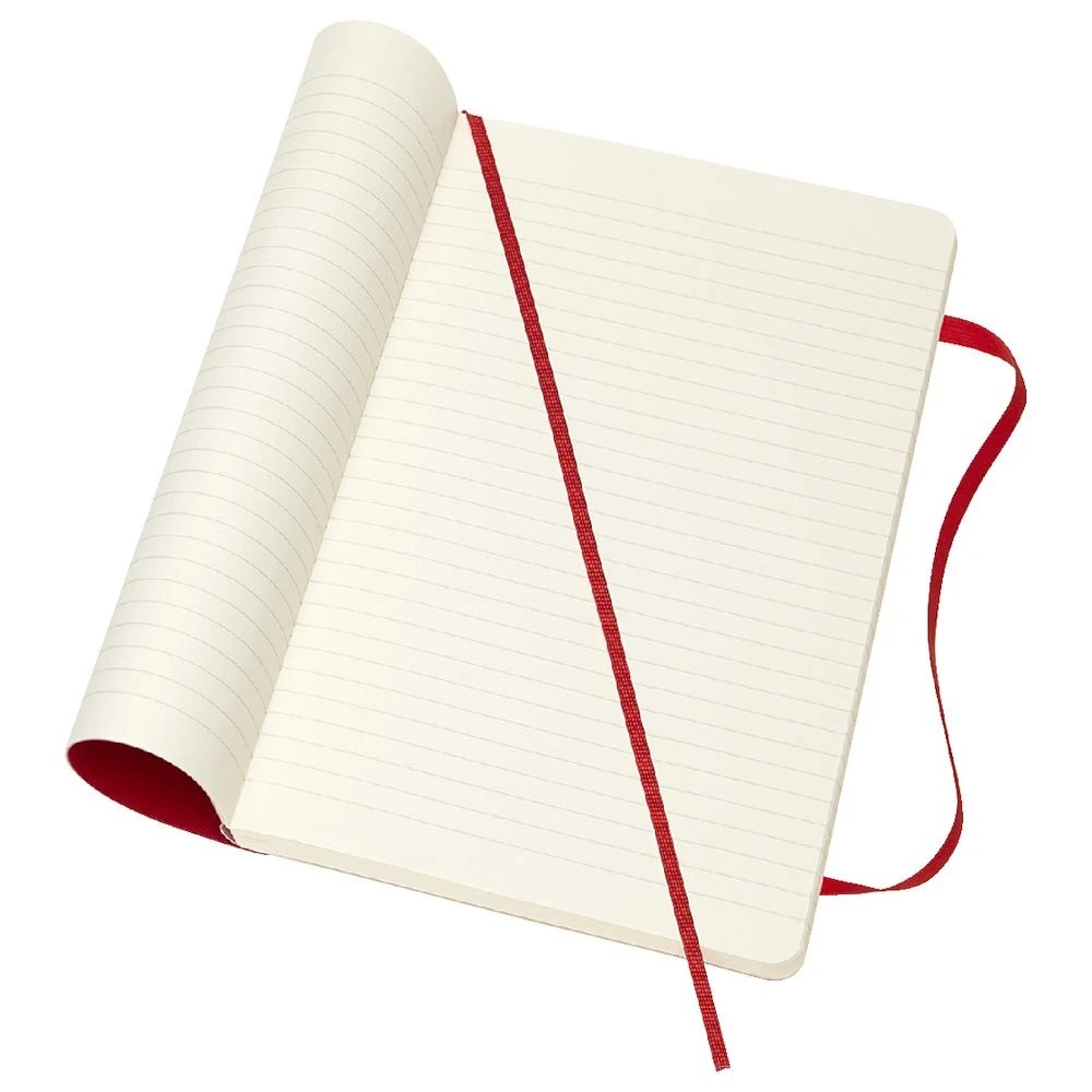 4 Moleskine Soft Cover Notebook Ruled Large Scarlet Red, 4 of 5