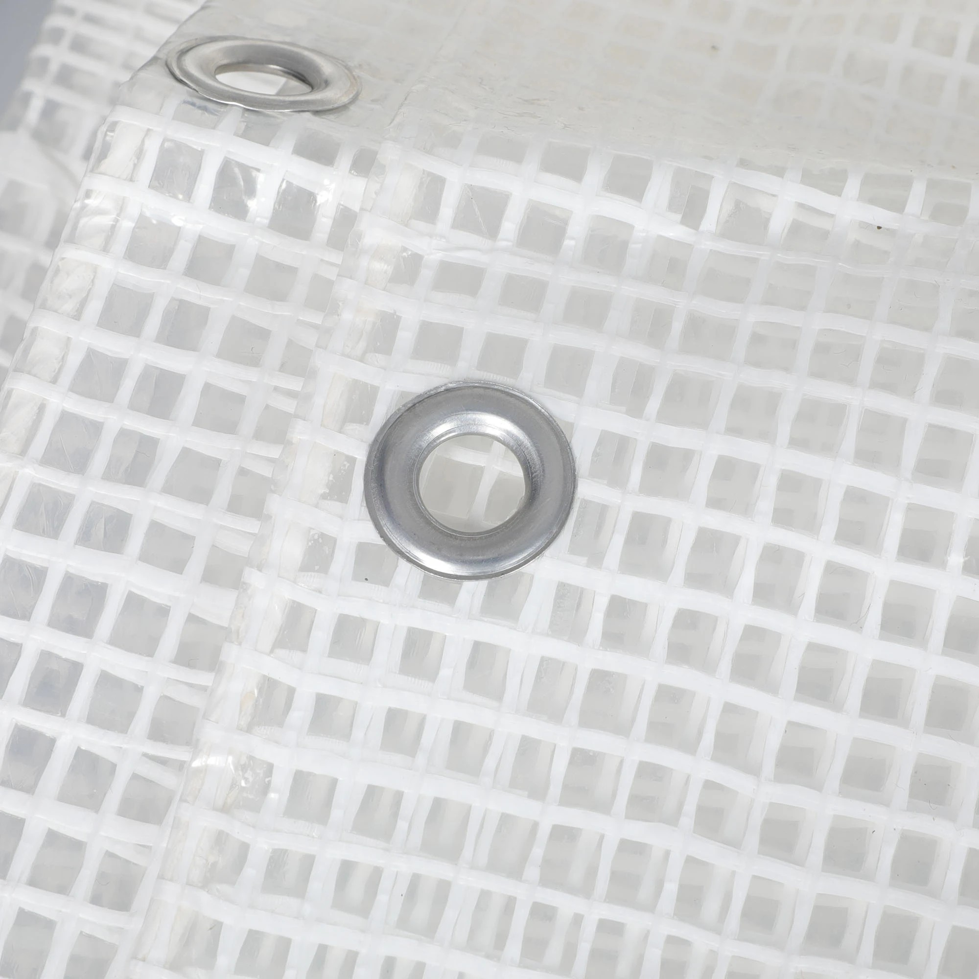 4 Mountview 3.65X7.3M Heavy Duty Waterproof Poly Tarpaulin Camping Cover Clear Grid, 4 of 8