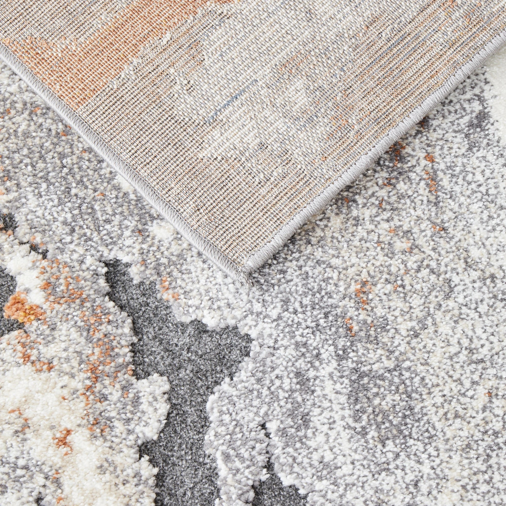 5 Common Ground Rugs Stonefall 222 400x300cm - Extra Extra Large Floor Rug - Orange, 5 of 7
