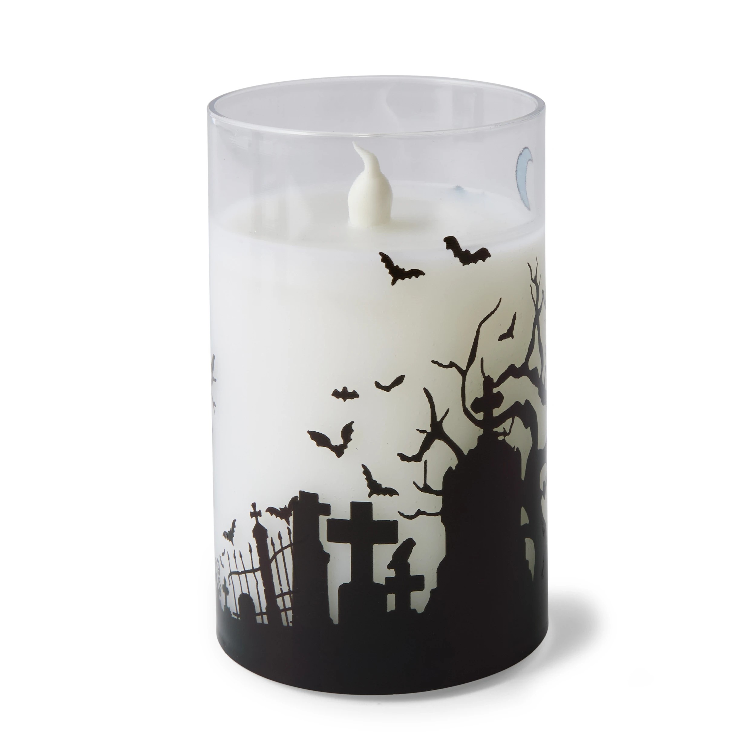 4 LED Halloween Haunted Scene Candle Set, 4 of 10