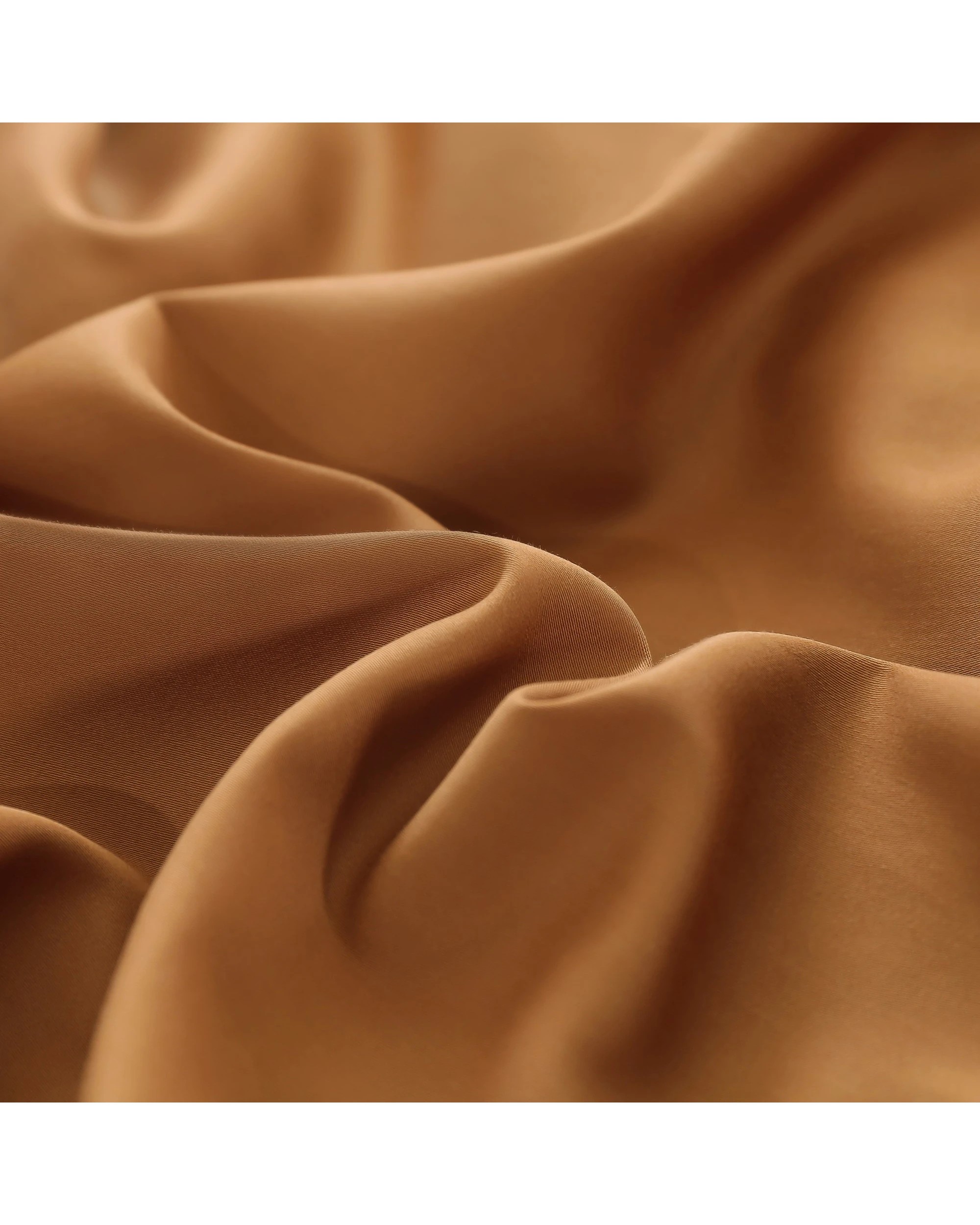 5 Serene 400TC Bamboo Cotton Sateen Quilt Cover Set - Queen Bed - Rust, 5 of 5