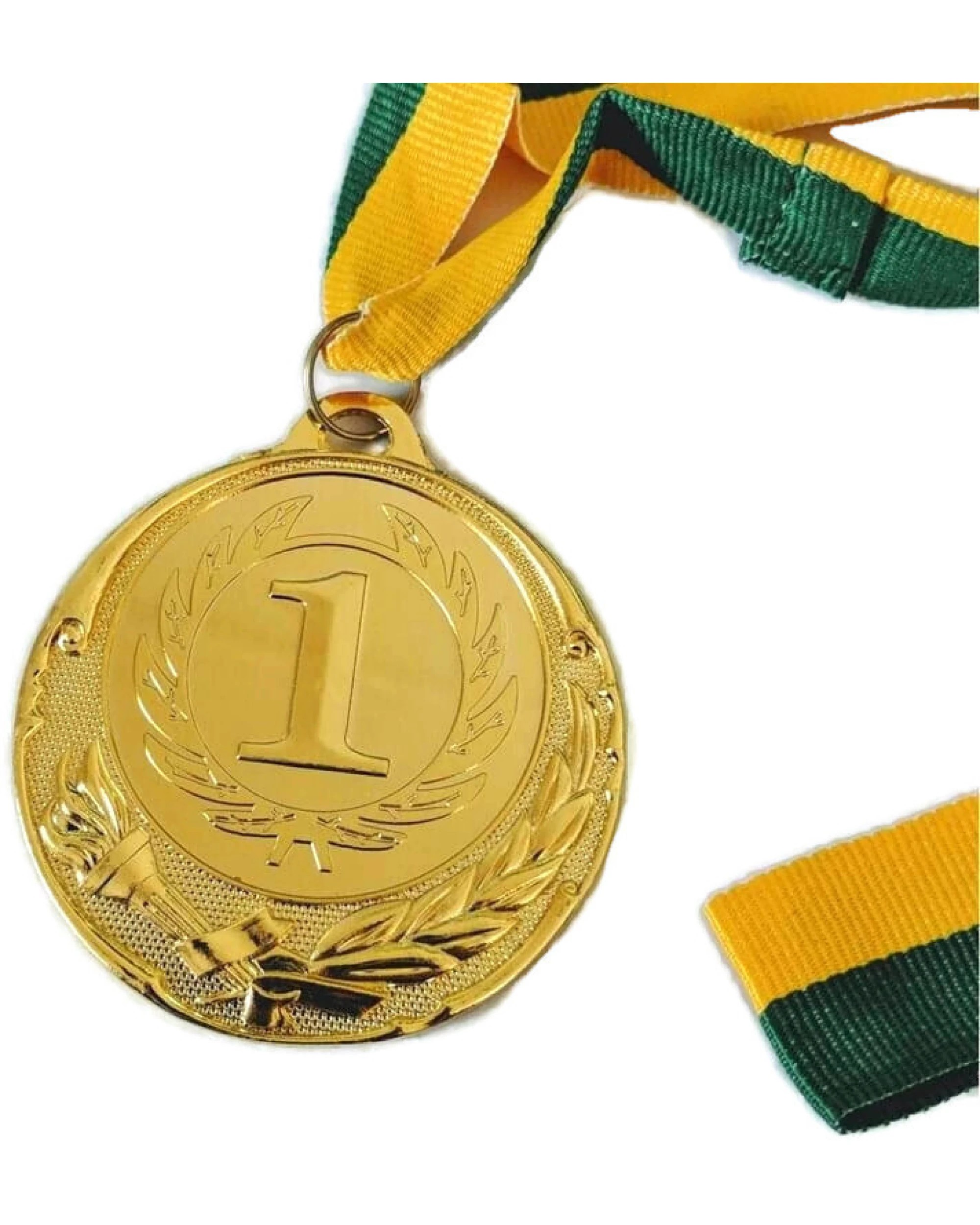 4 BR Costumes Metal Winner Gold Medal 1st Party Favors Sports Day Ribbon, 4 of 7