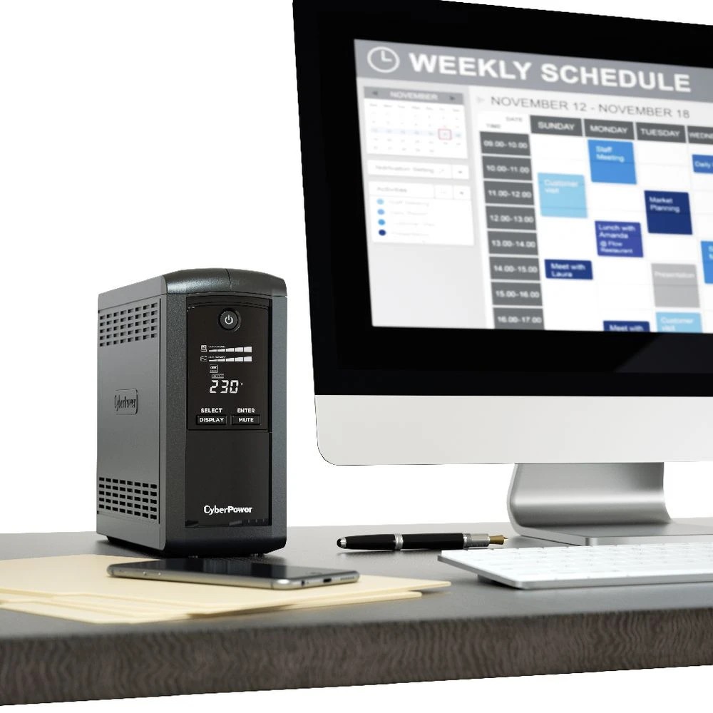 4 CyberPower Value Pro UPS Tower 1000VA/550W, 4 of 4